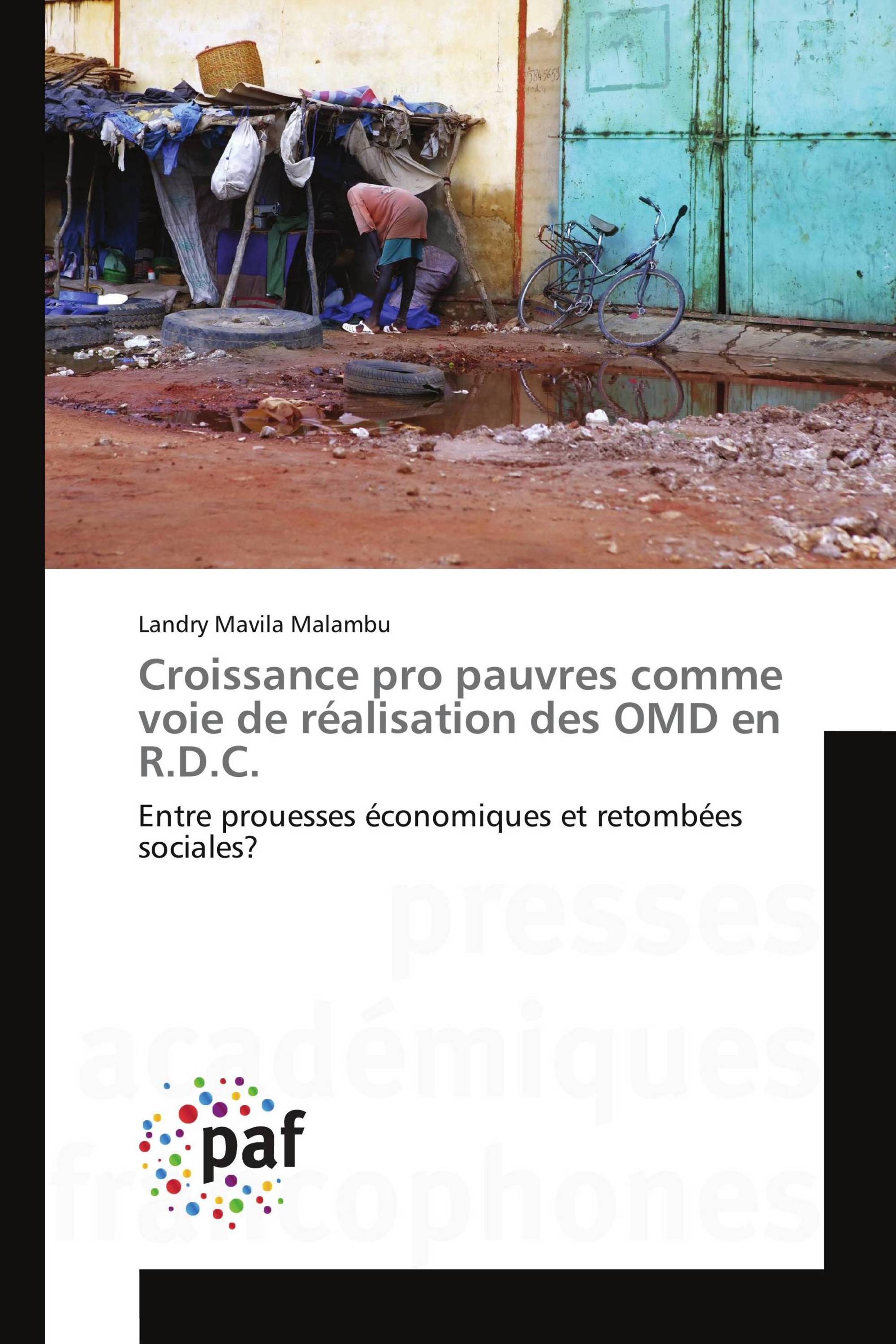 Croissance pro pauvres comme voie de réalisation des OMD en R.D.C.