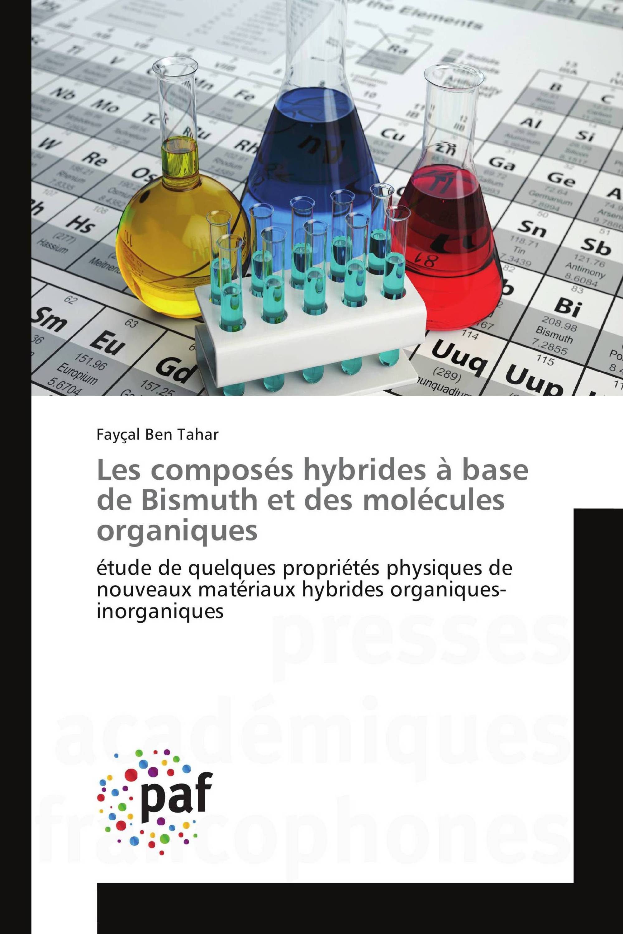 Les composés hybrides à base de Bismuth et des molécules organiques