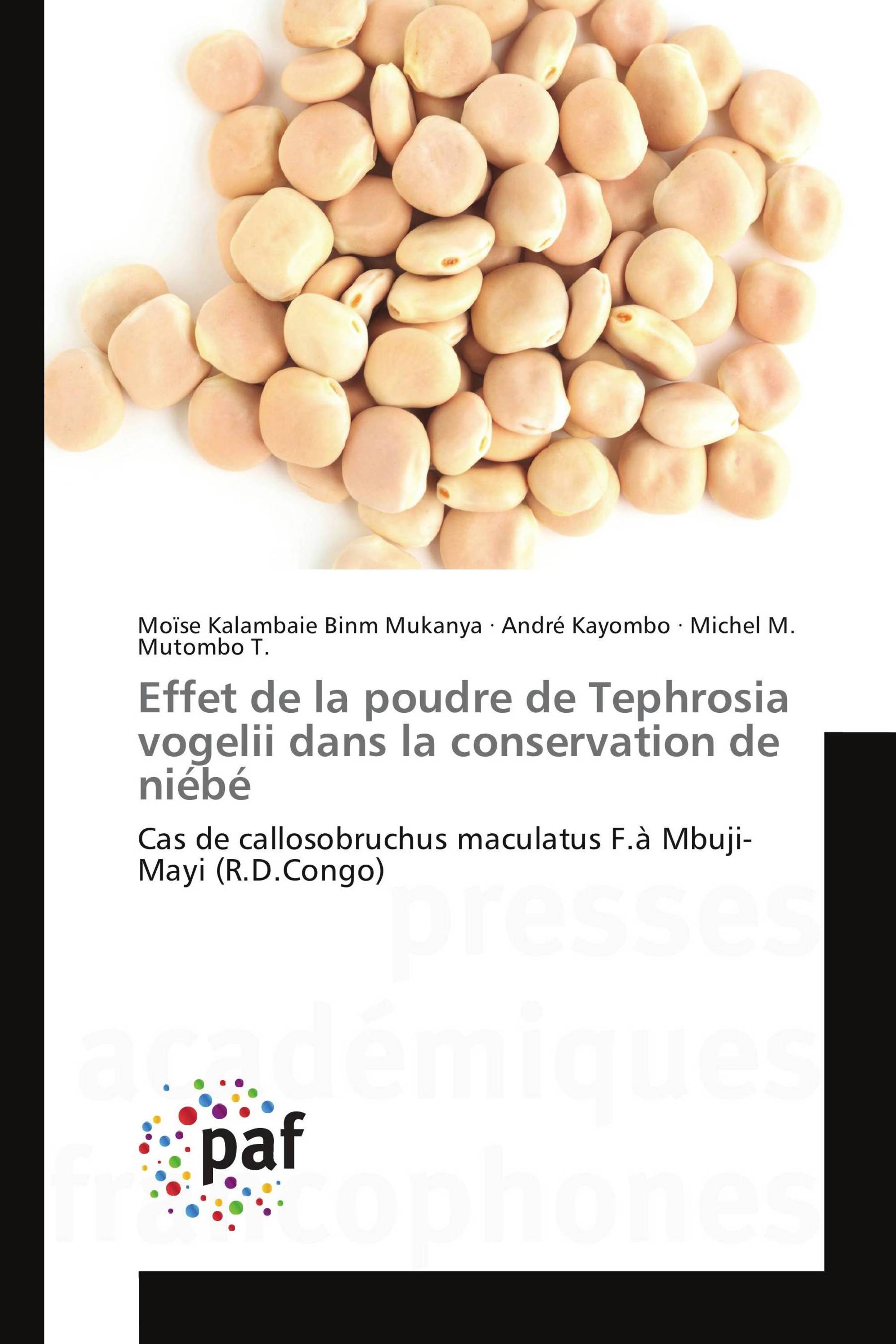 Effet de la poudre de Tephrosia vogelii dans la conservation de niébé