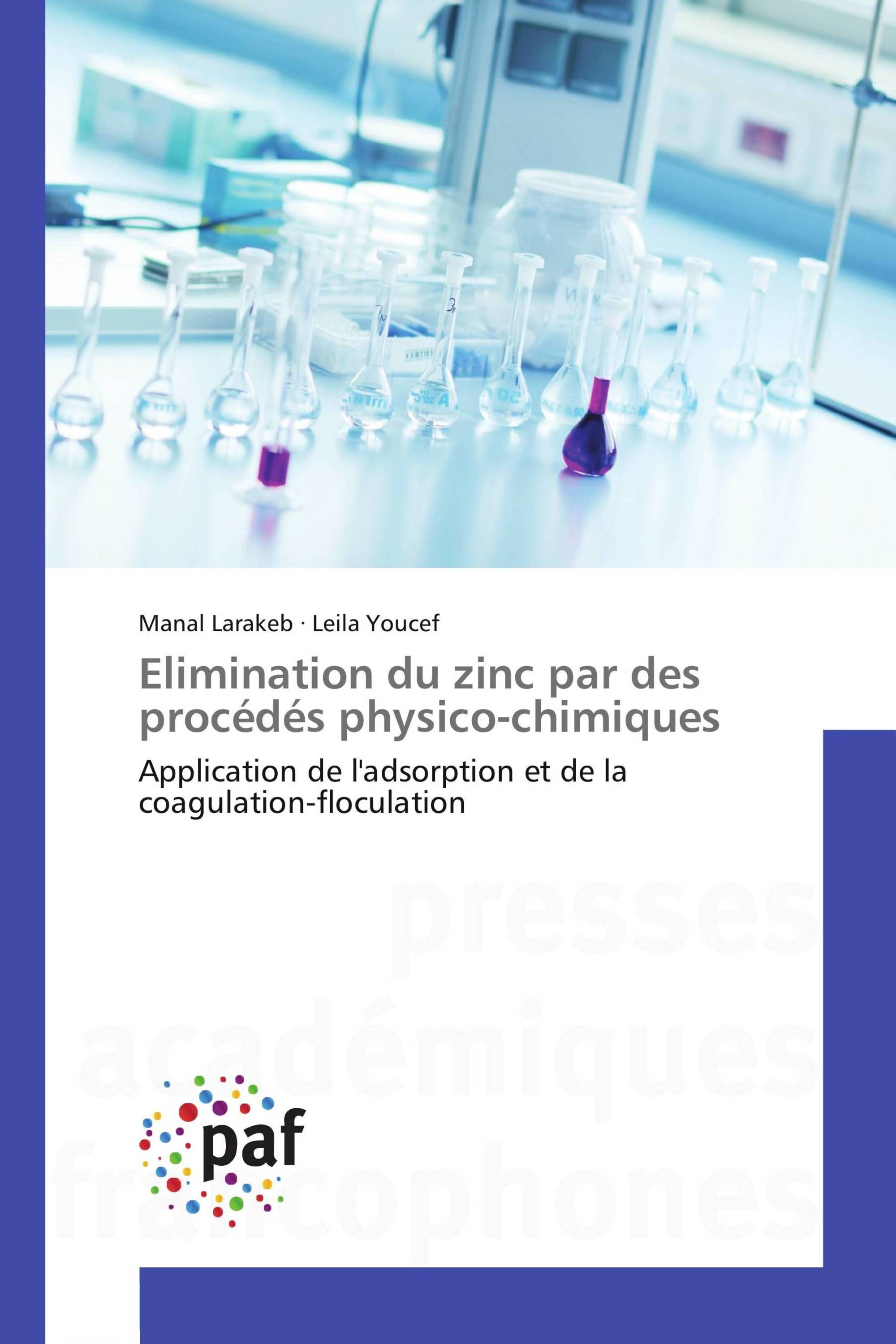 Elimination du zinc par des procédés physico-chimiques