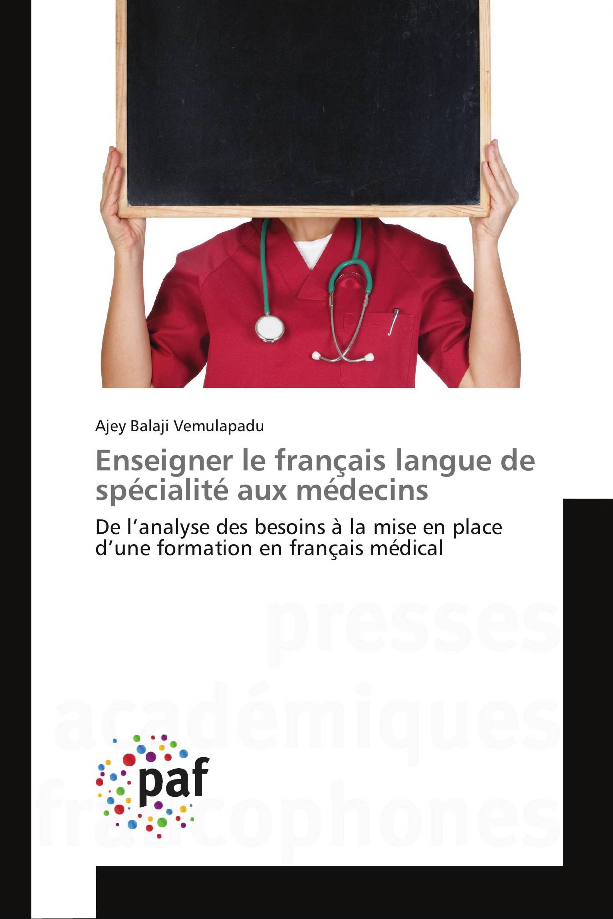 Enseigner le français langue de spécialité aux médecins