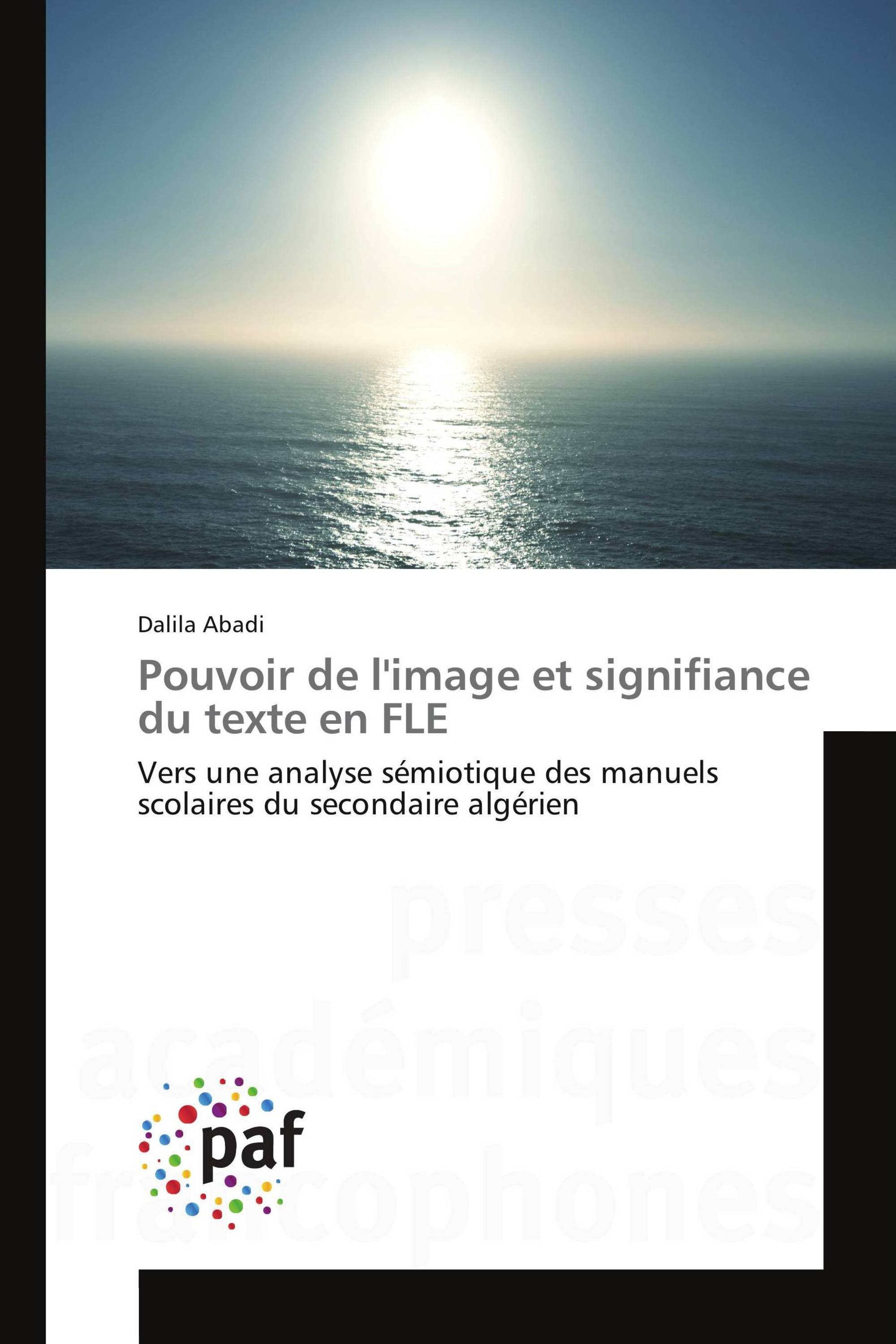 Pouvoir de l'image et signifiance du texte en FLE