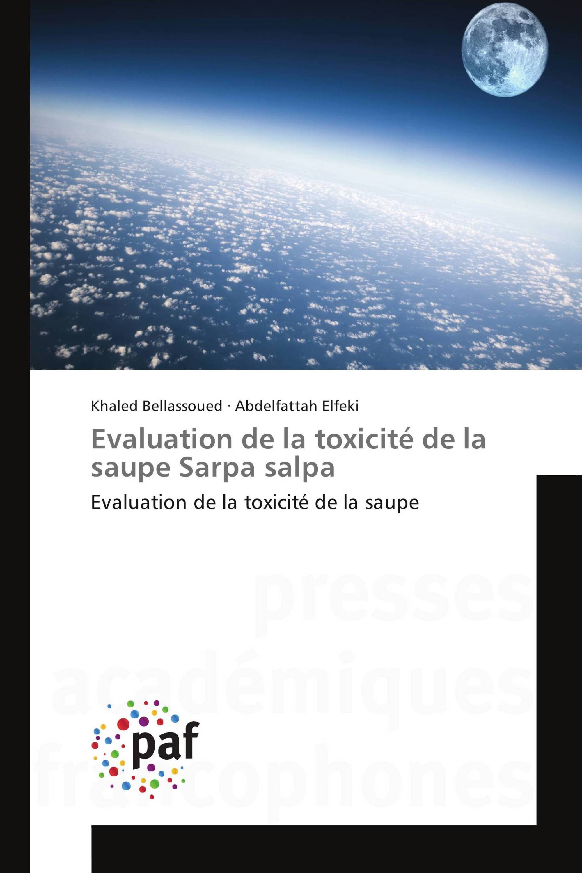 Evaluation de la toxicité de la saupe Sarpa salpa