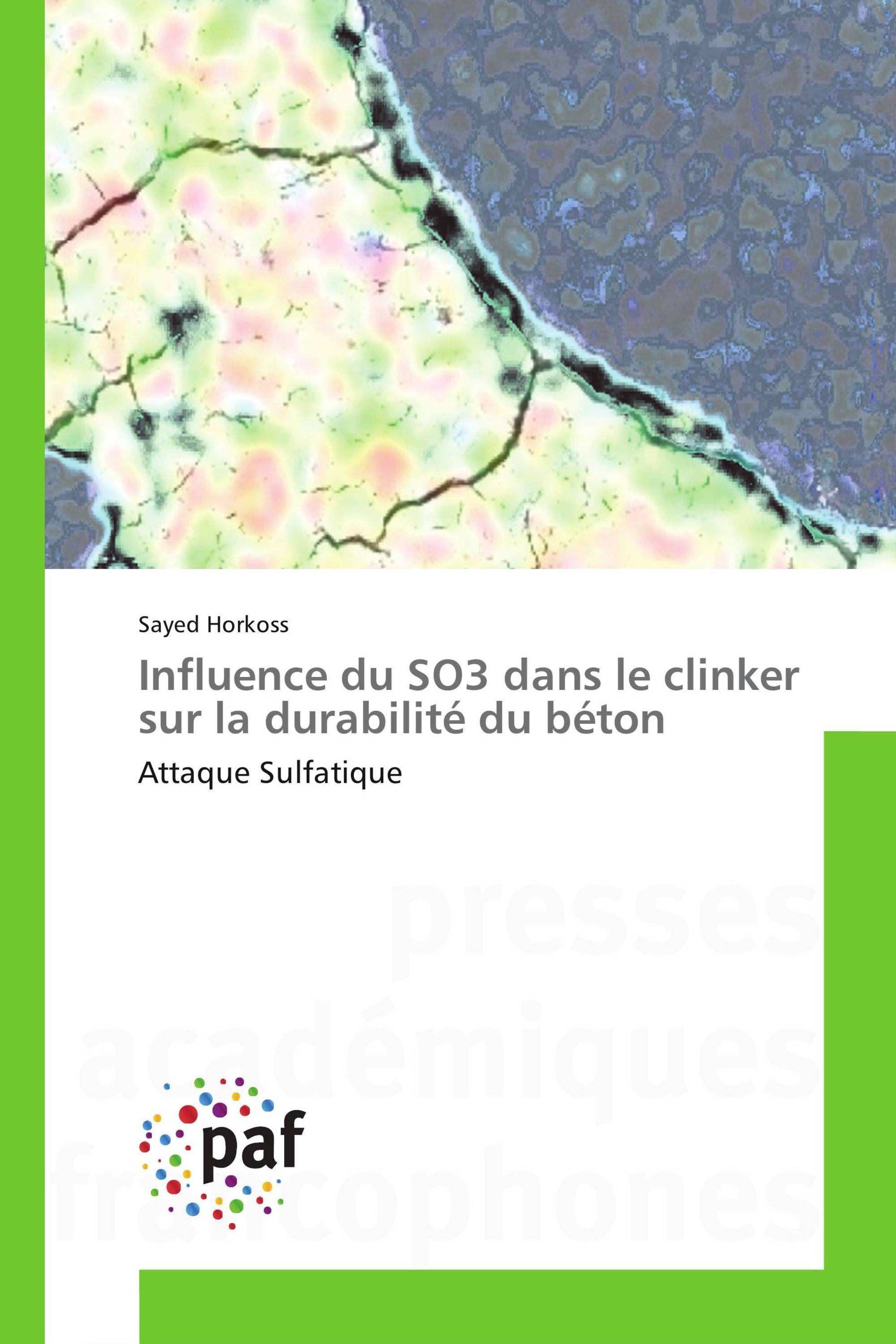 Influence du SO3 dans le clinker sur la durabilité du béton