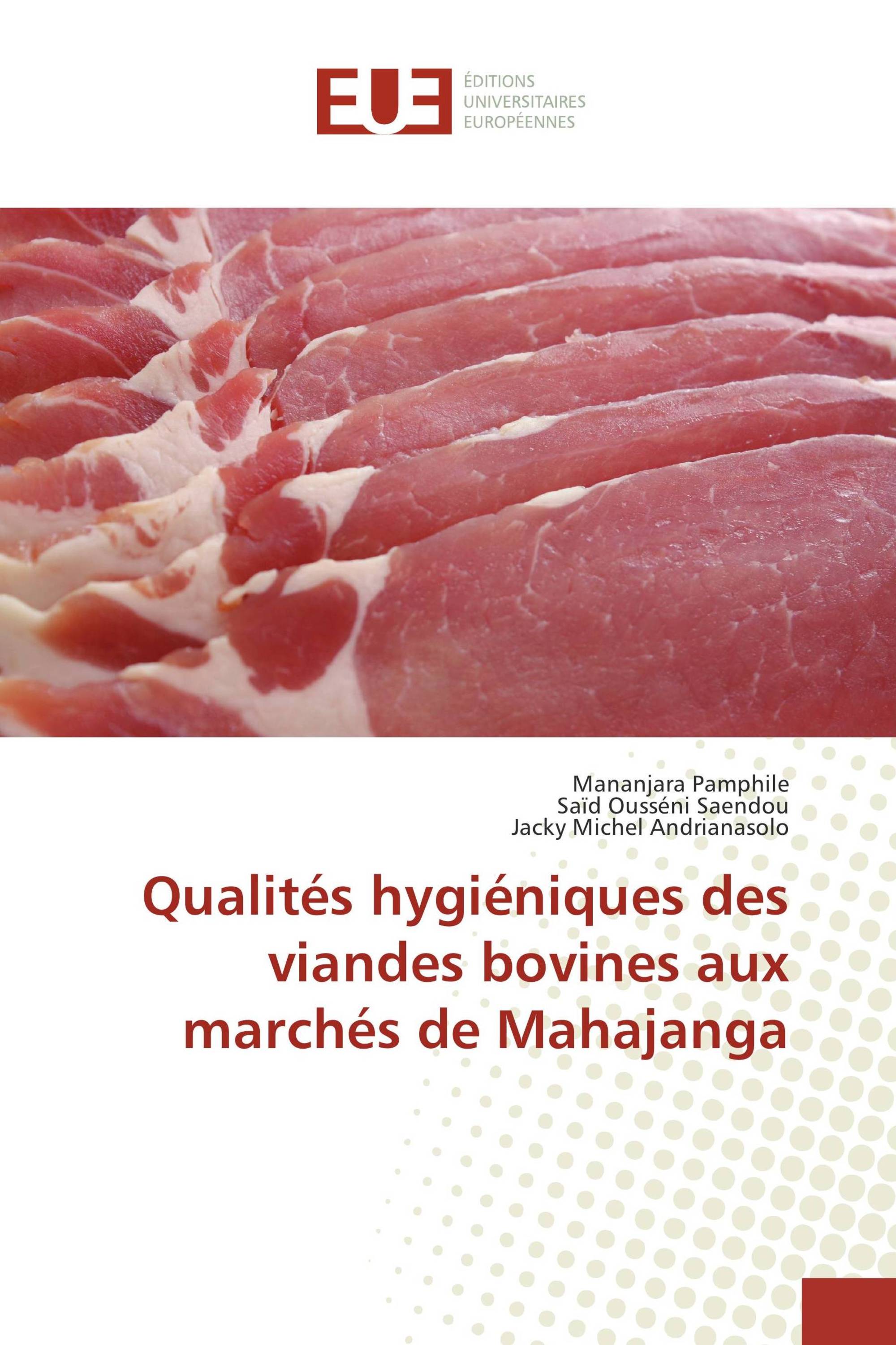 Qualités hygiéniques des viandes bovines aux marchés de Mahajanga