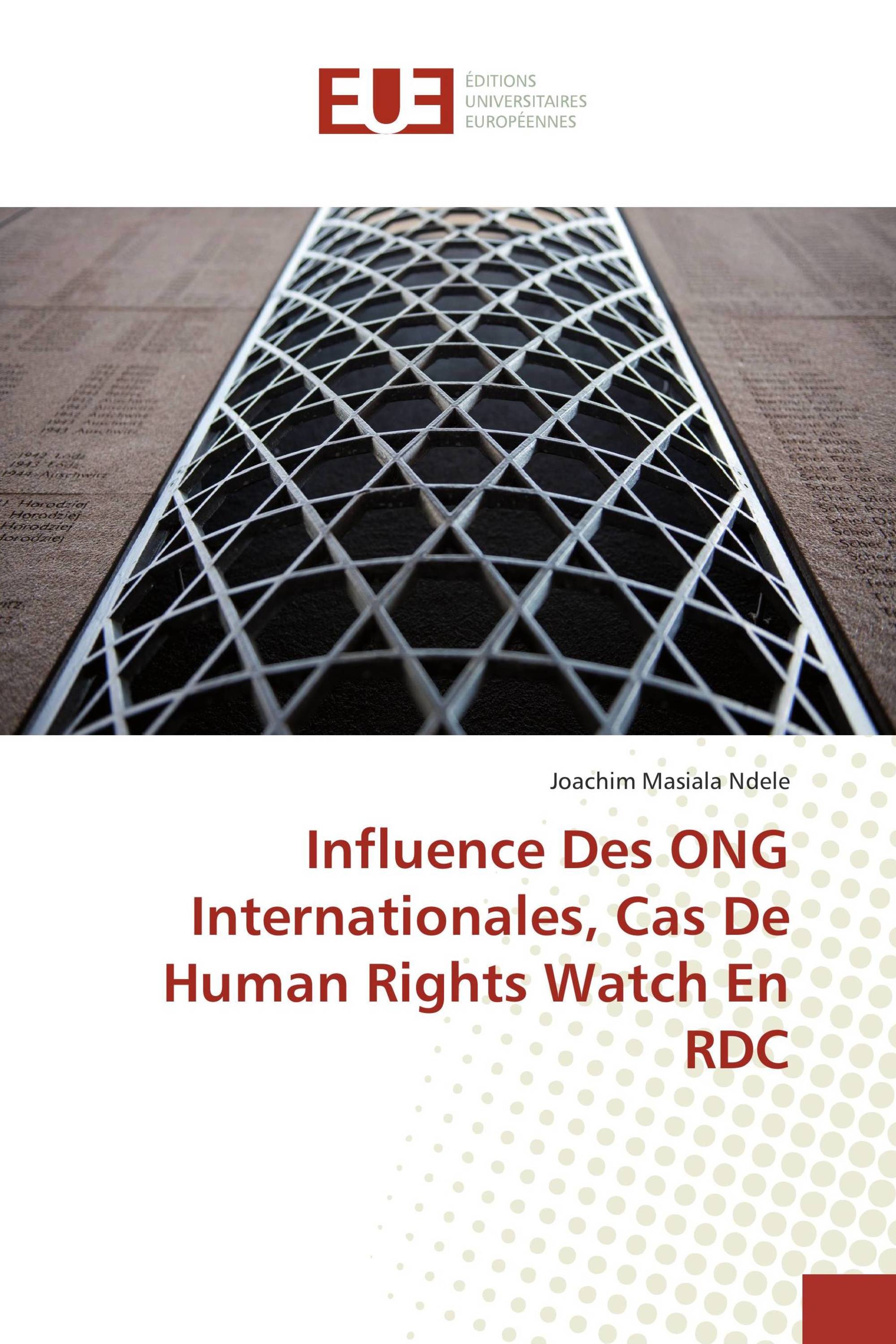 Influence Des ONG Internationales, Cas De Human Rights Watch En RDC