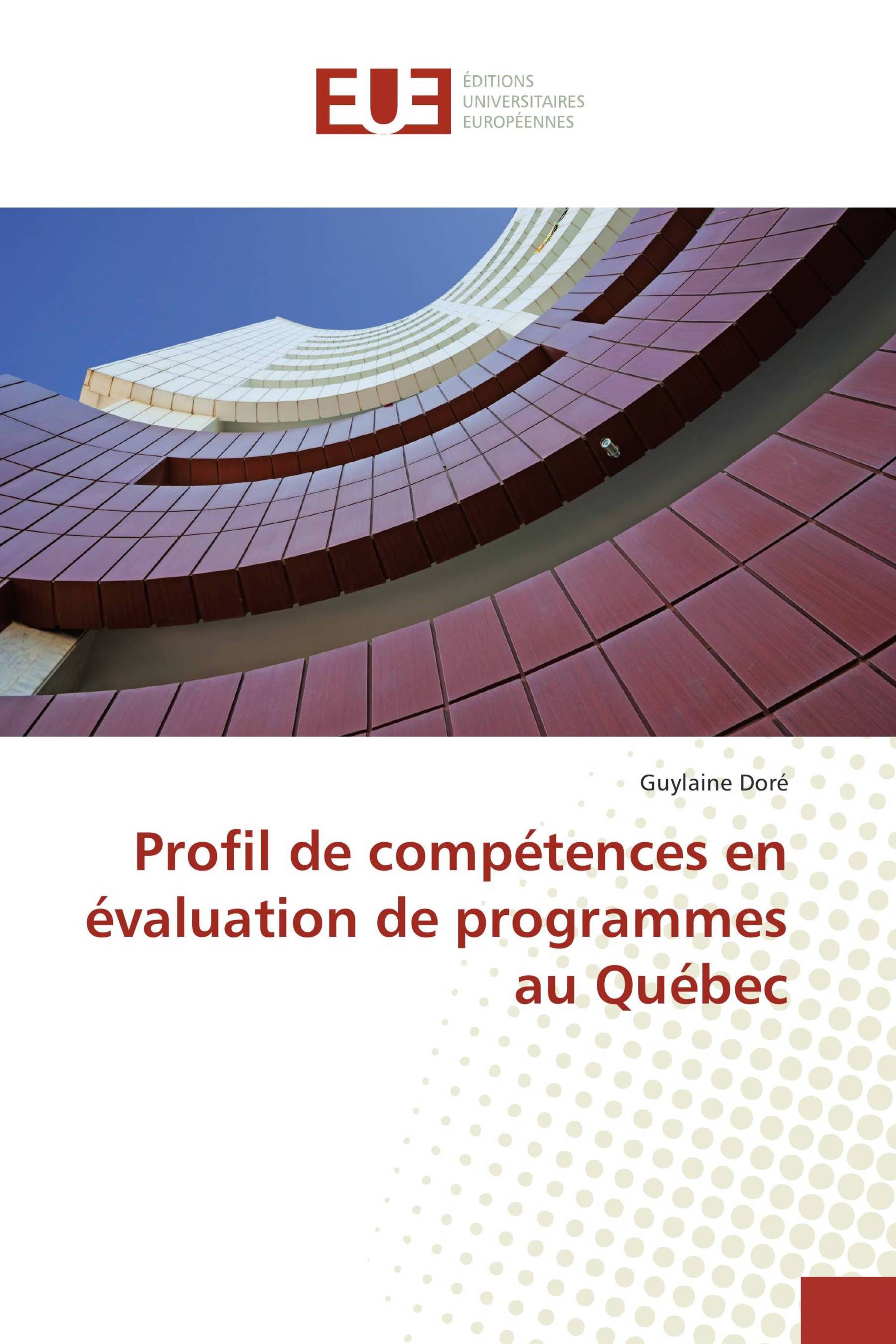 Profil de compétences en évaluation de programmes au Québec