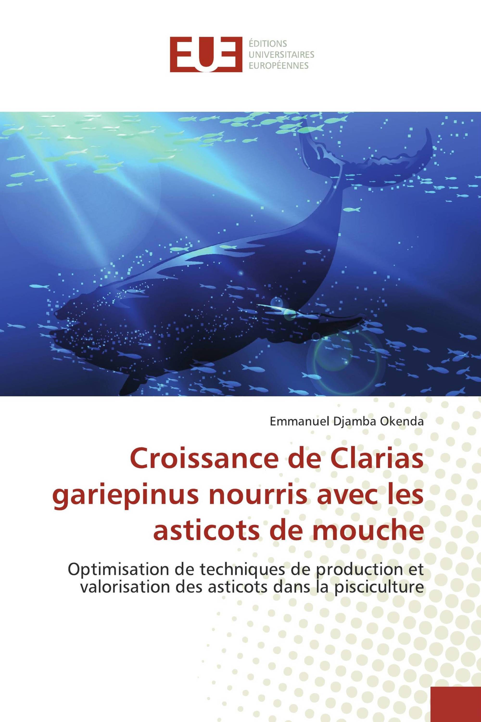 Croissance de Clarias gariepinus nourris avec les asticots de mouche