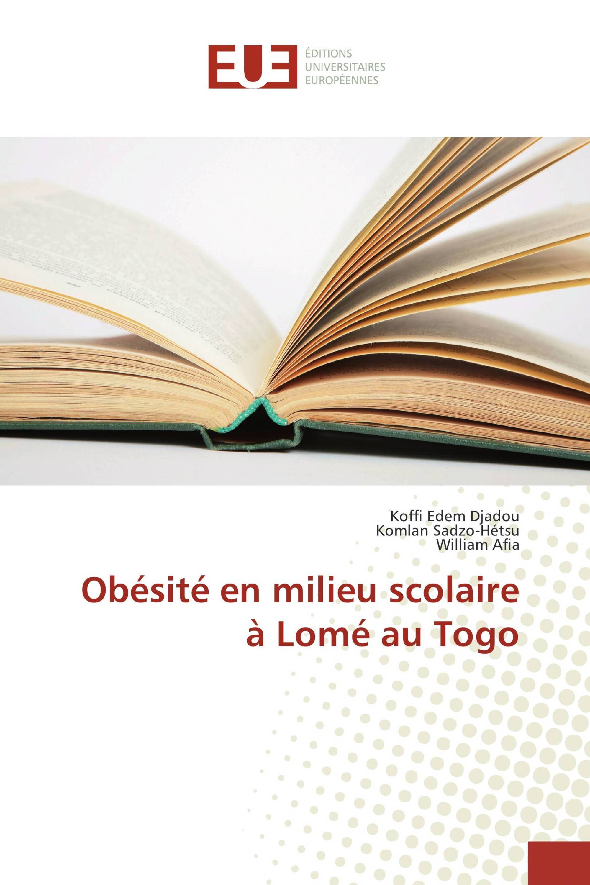 Obésité en milieu scolaire à Lomé au Togo