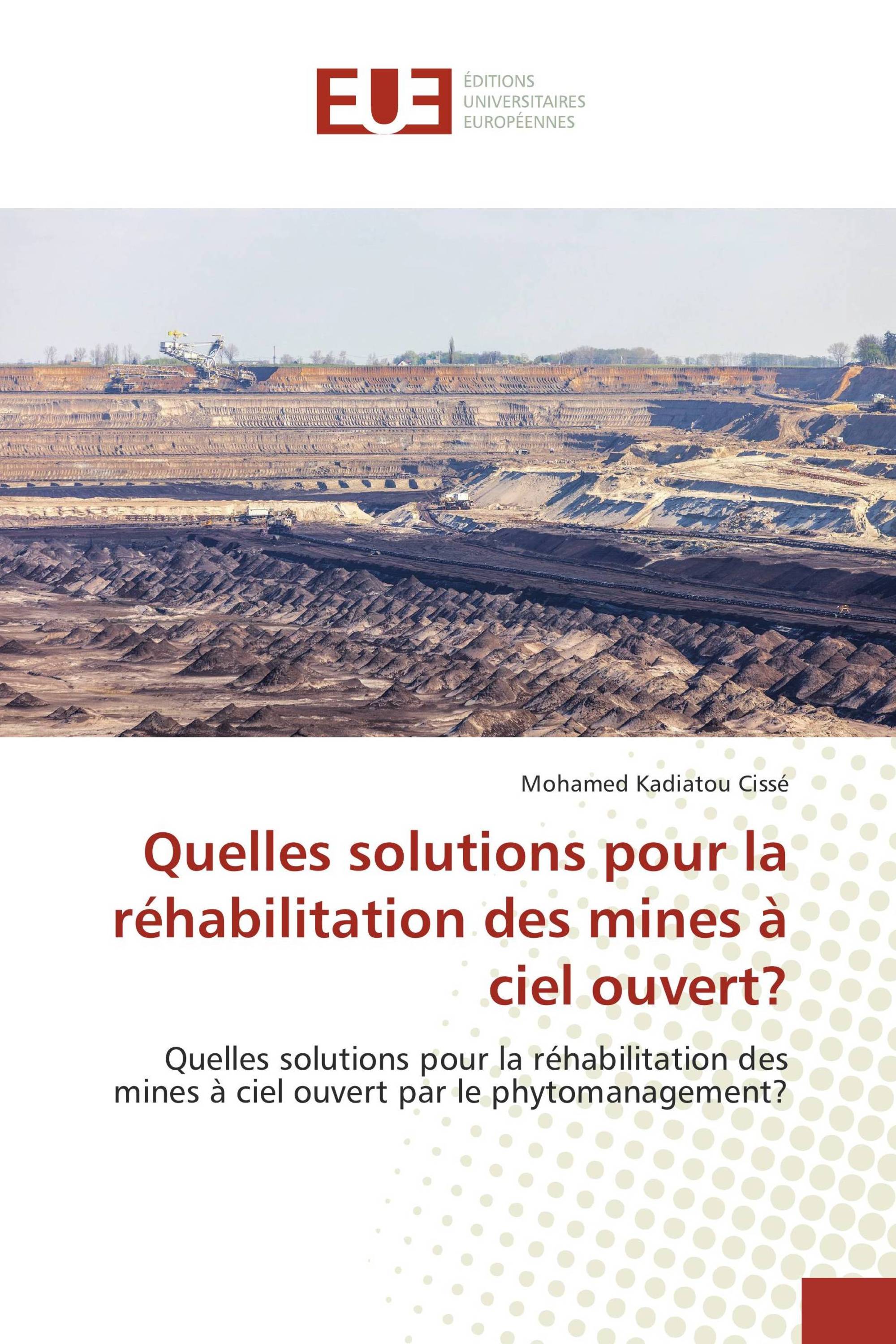 Quelles solutions pour la réhabilitation des mines à ciel ouvert?