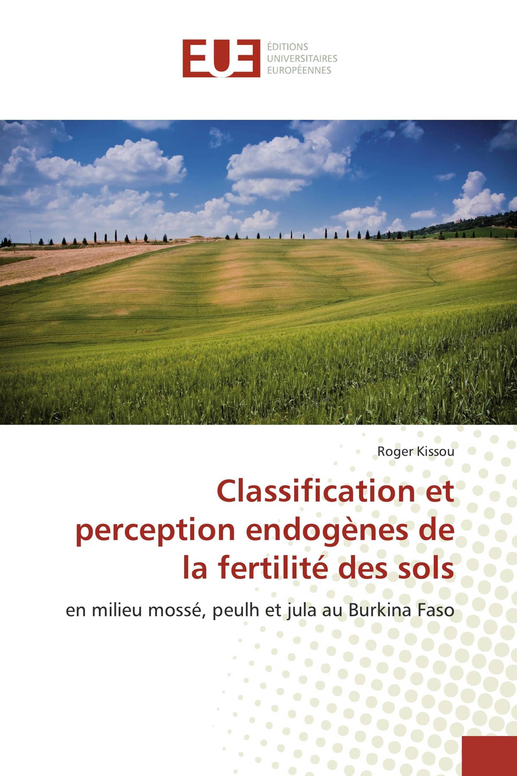 Classification et perception endogènes de la fertilité des sols