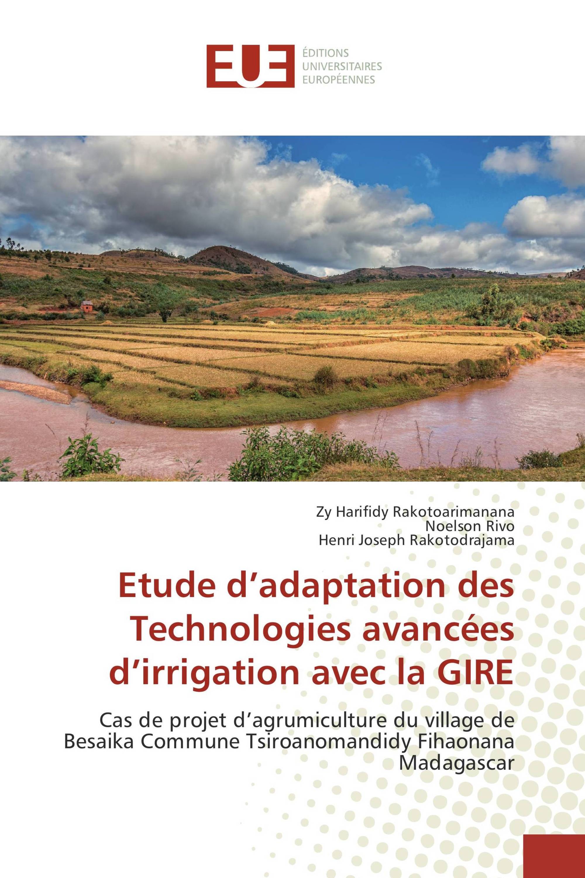 Etude d’adaptation des Technologies avancées d’irrigation avec la GIRE