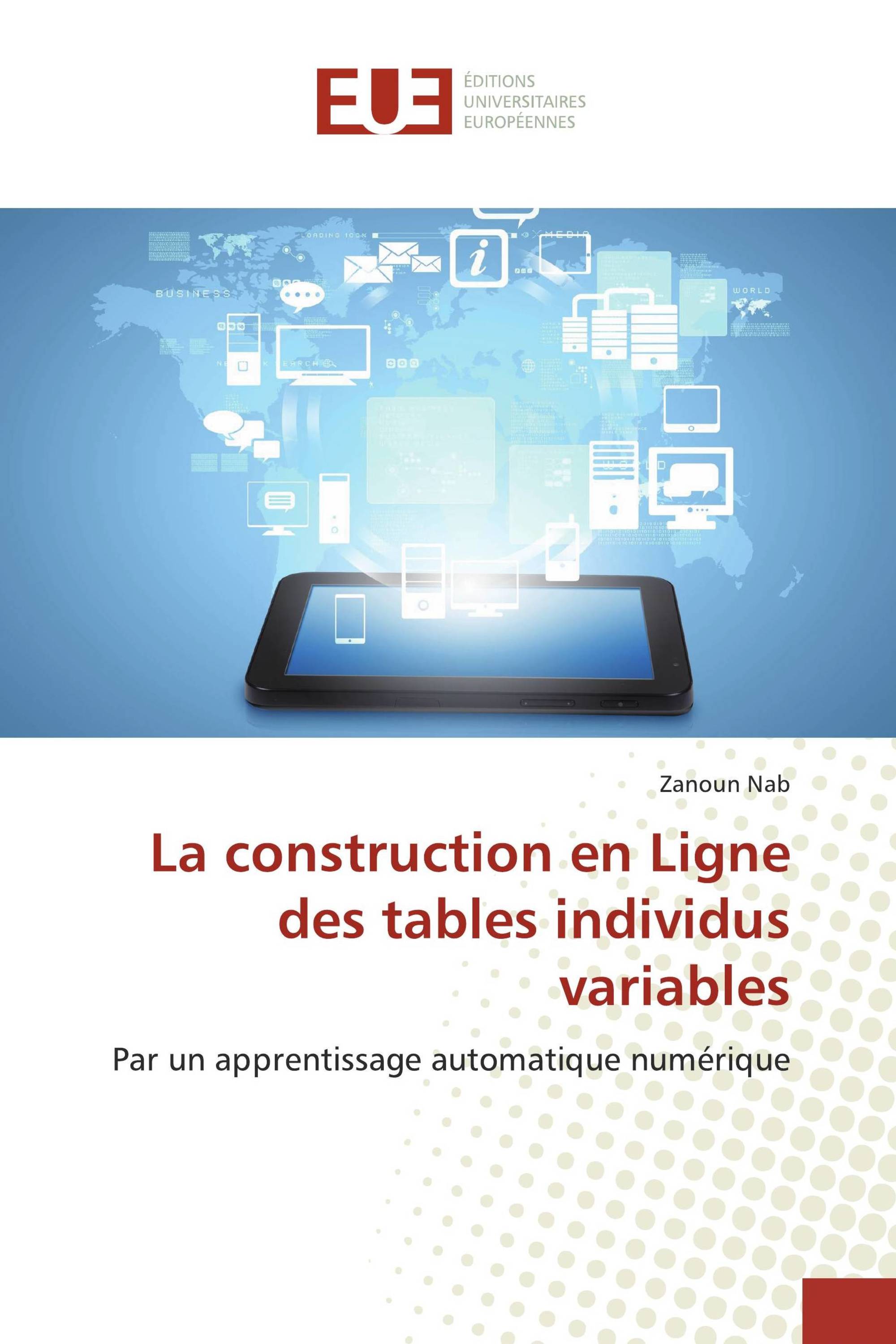 La construction en Ligne des tables individus variables