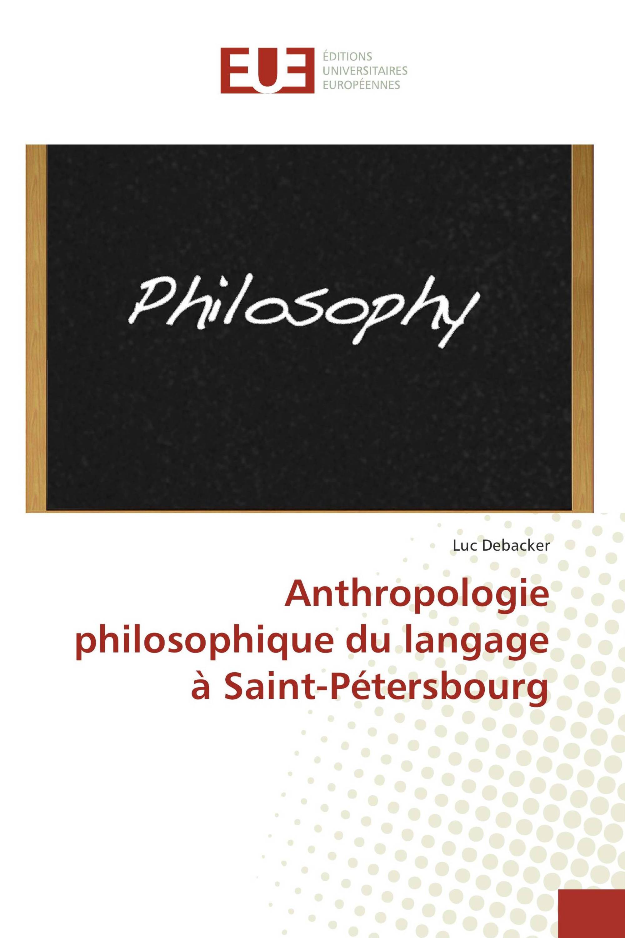 Anthropologie philosophique du langage à Saint-Pétersbourg