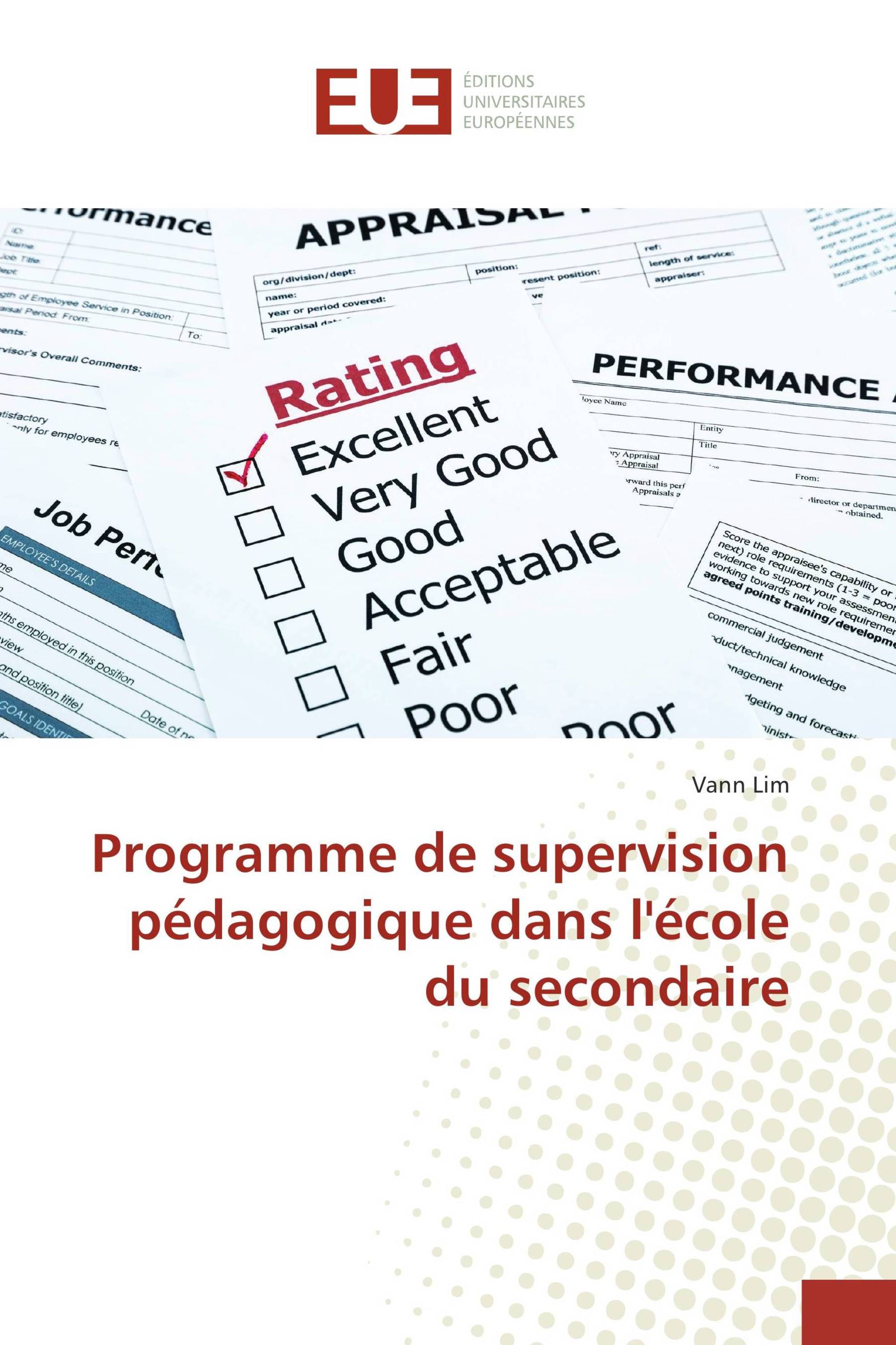 Programme de supervision pédagogique dans l'école du secondaire