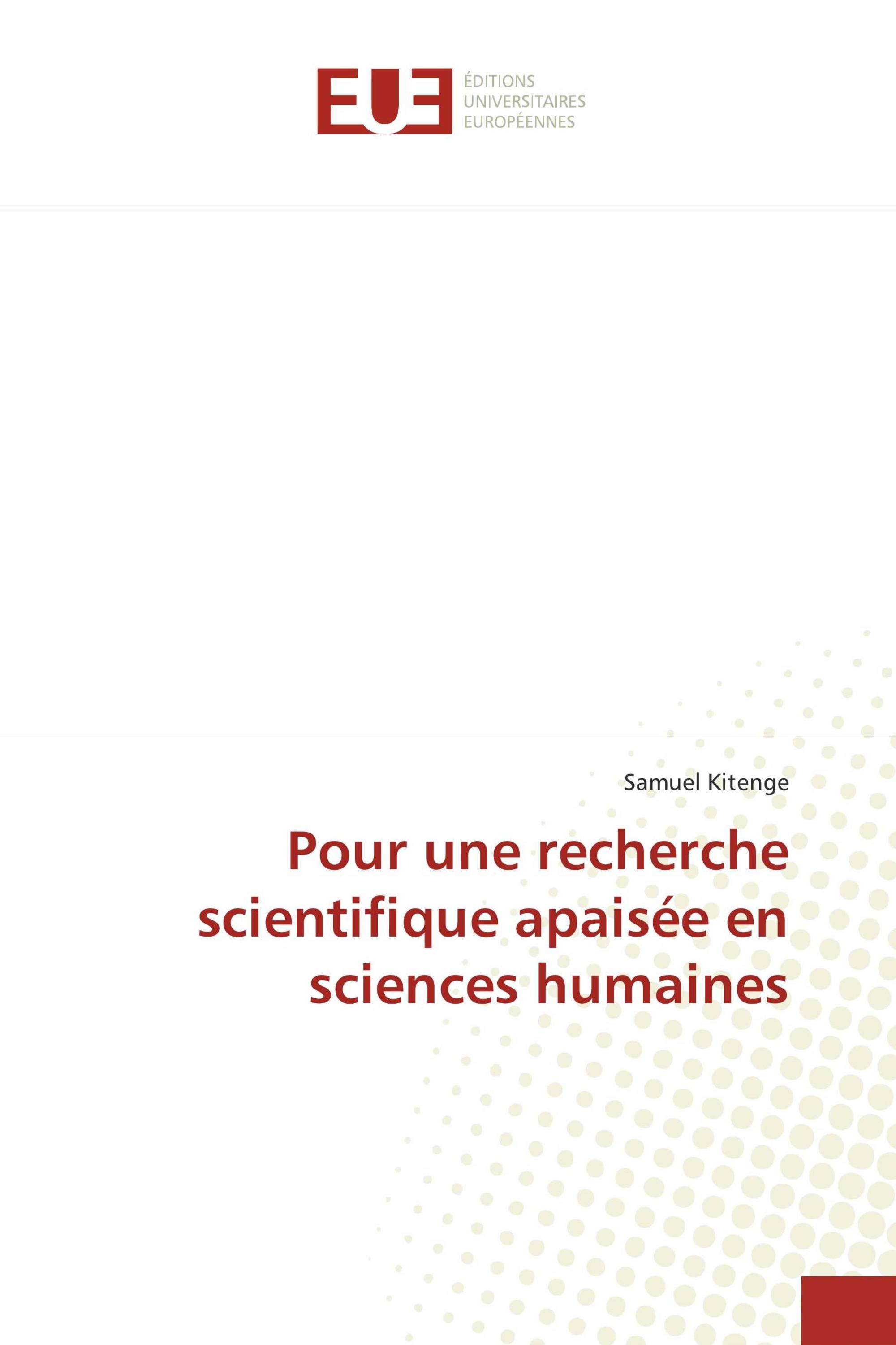 Pour une recherche scientifique apaisée en sciences humaines