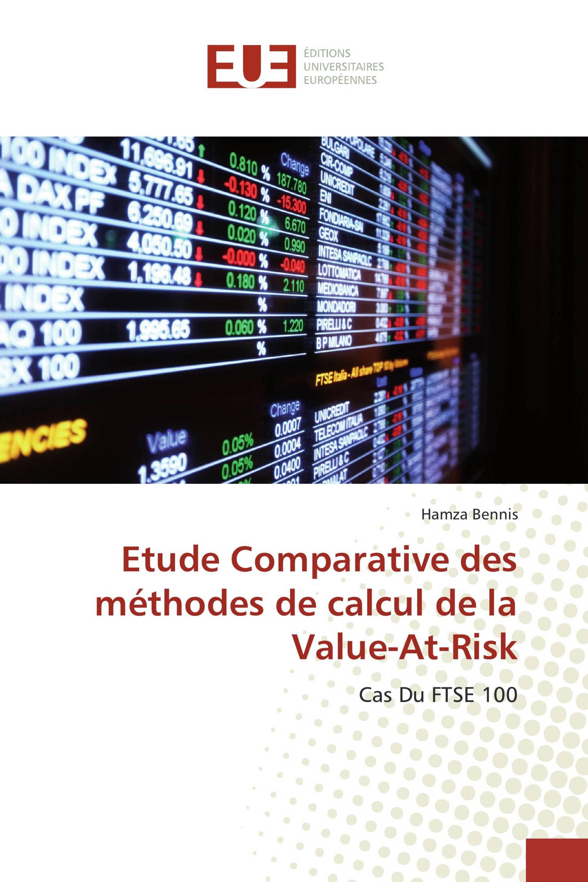 Etude Comparative des méthodes de calcul de la Value-At-Risk