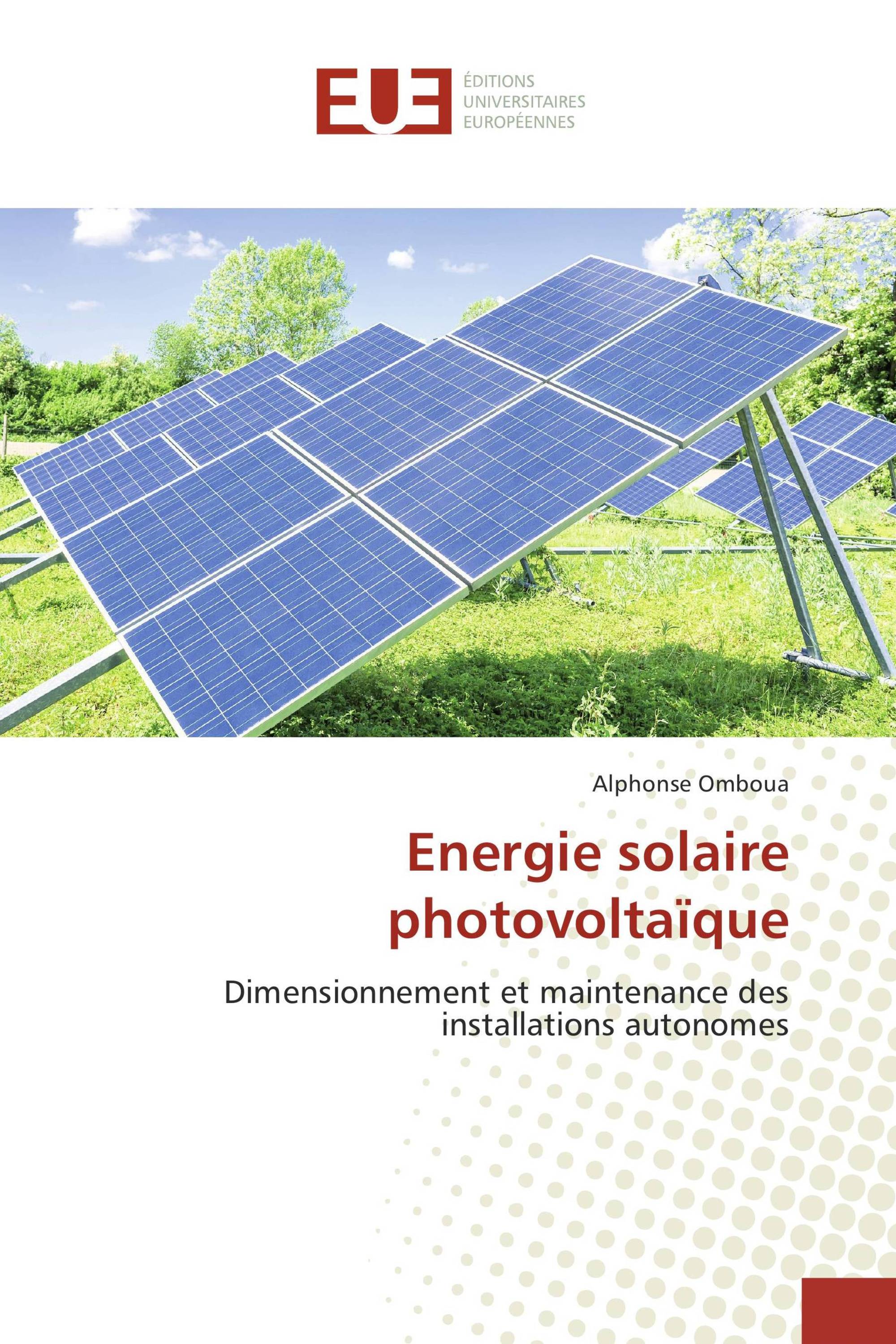 Energie solaire photovoltaïque