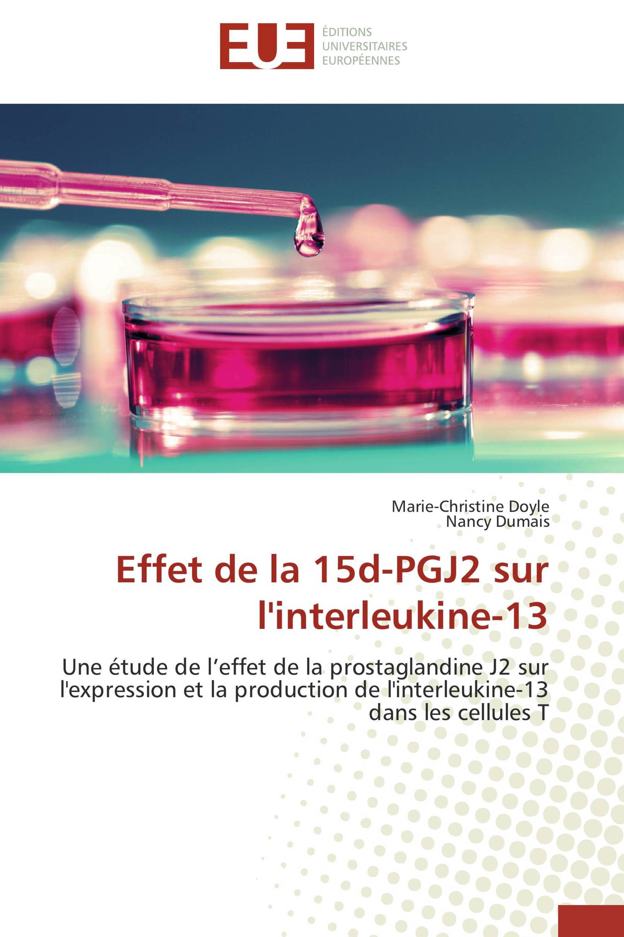 Effet de la 15d-PGJ2 sur l'interleukine-13