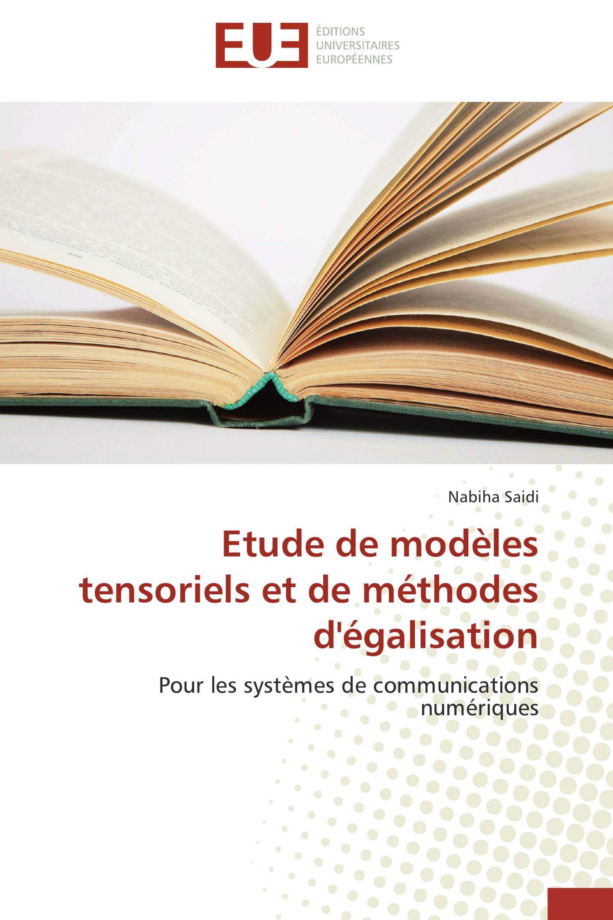 Etude de modèles tensoriels et de méthodes d'égalisation