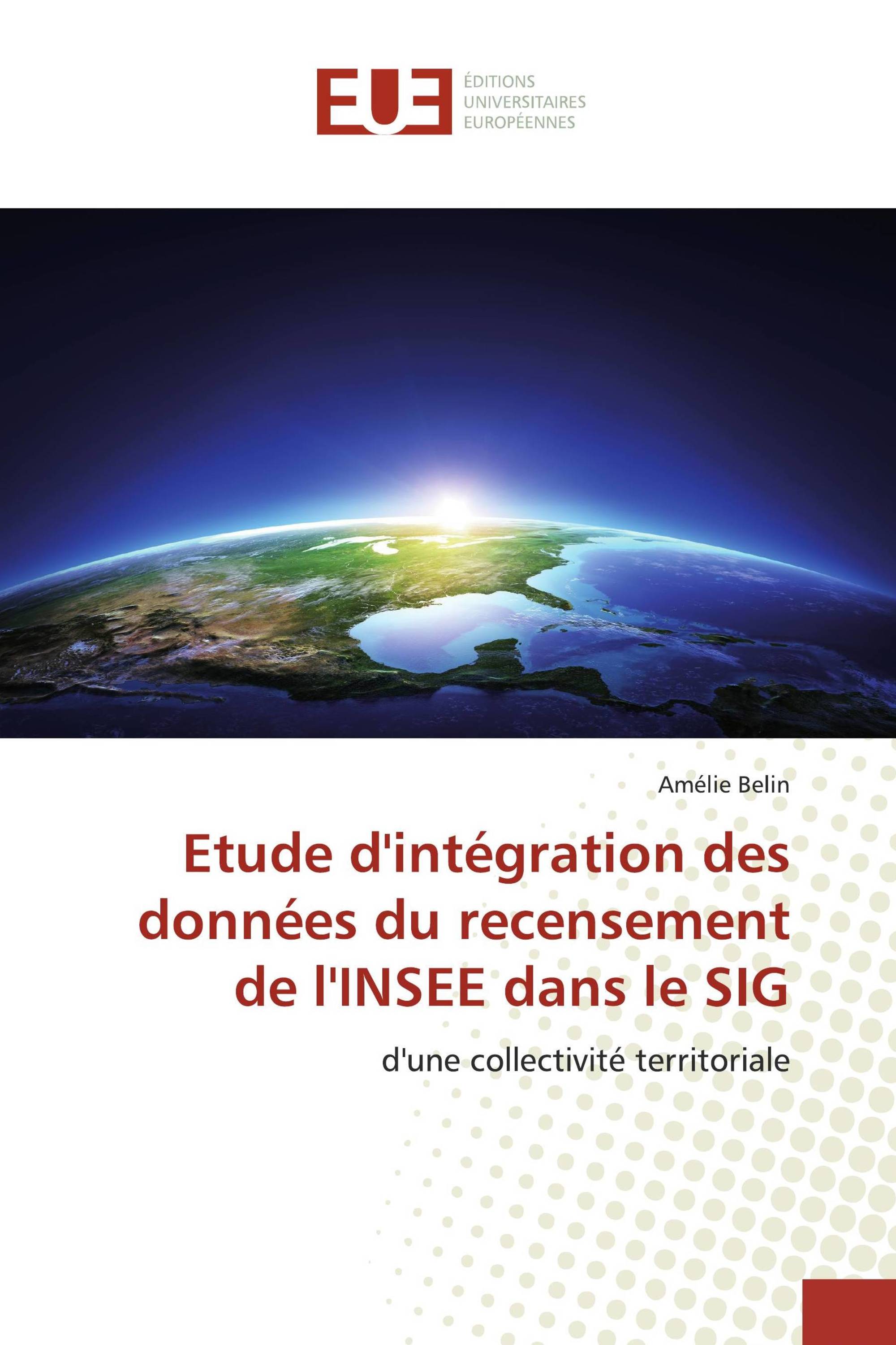 Etude d'intégration des données du recensement de l'INSEE dans le SIG