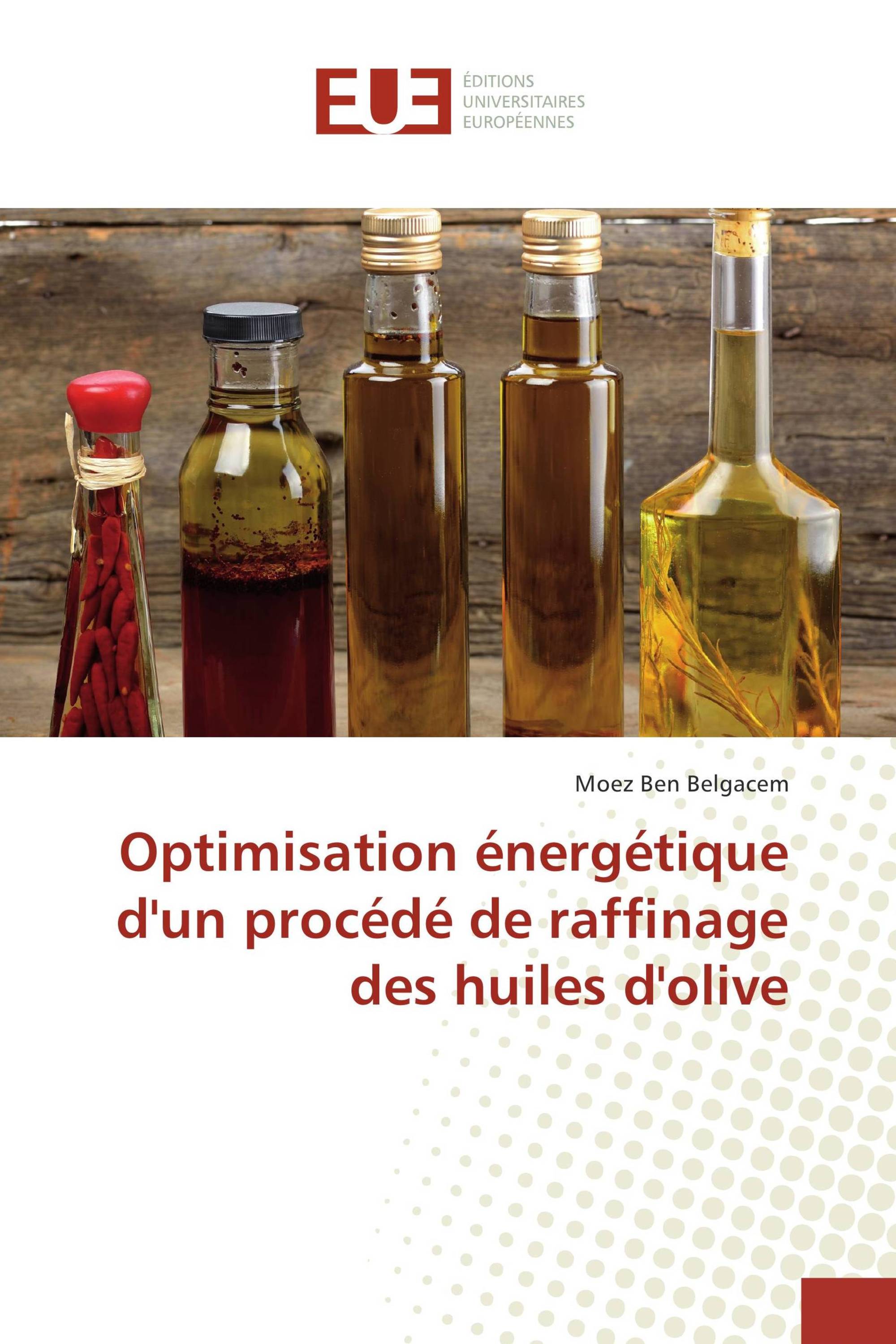 Optimisation énergétique d'un procédé de raffinage des huiles d'olive