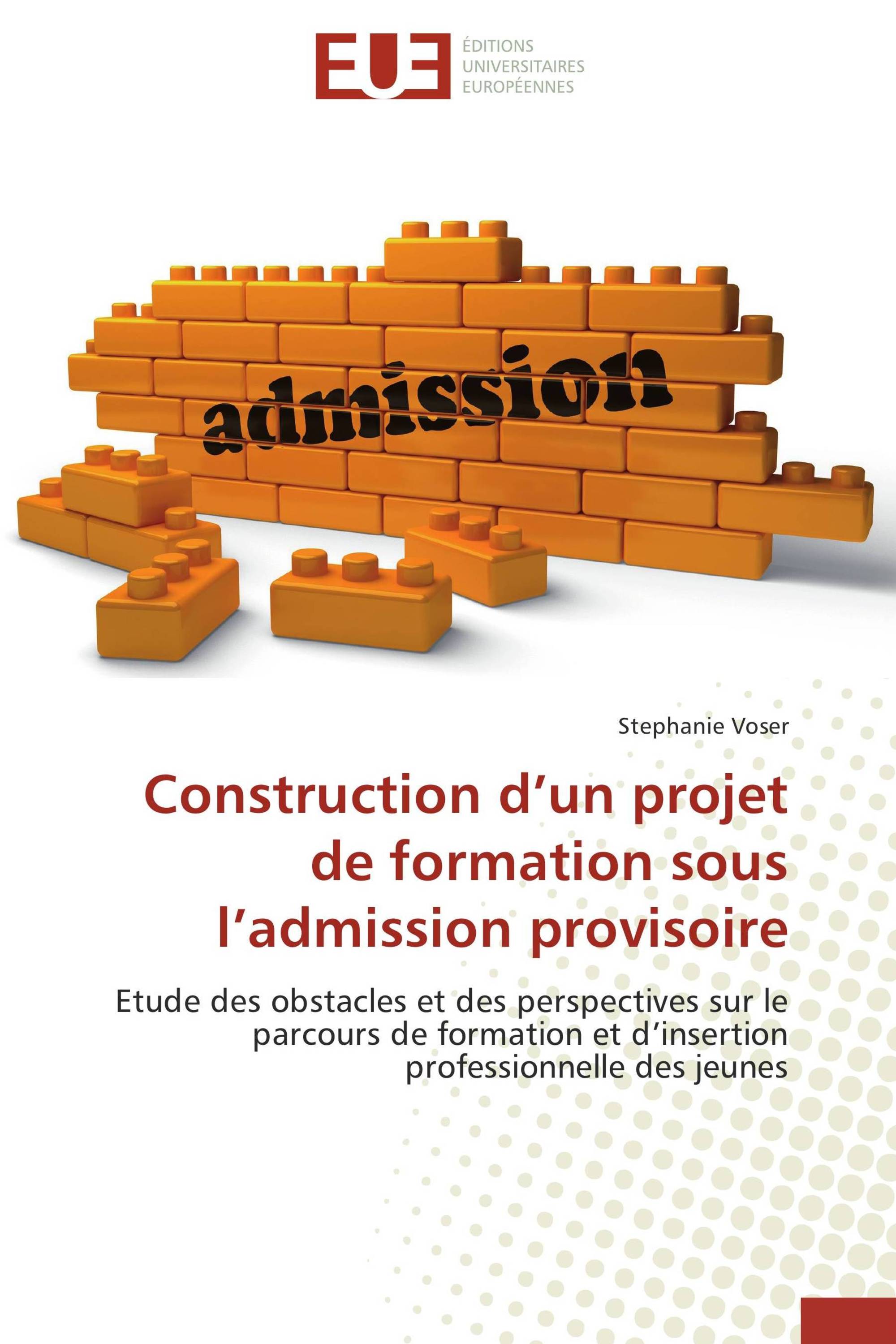 Construction d’un projet de formation sous l’admission provisoire