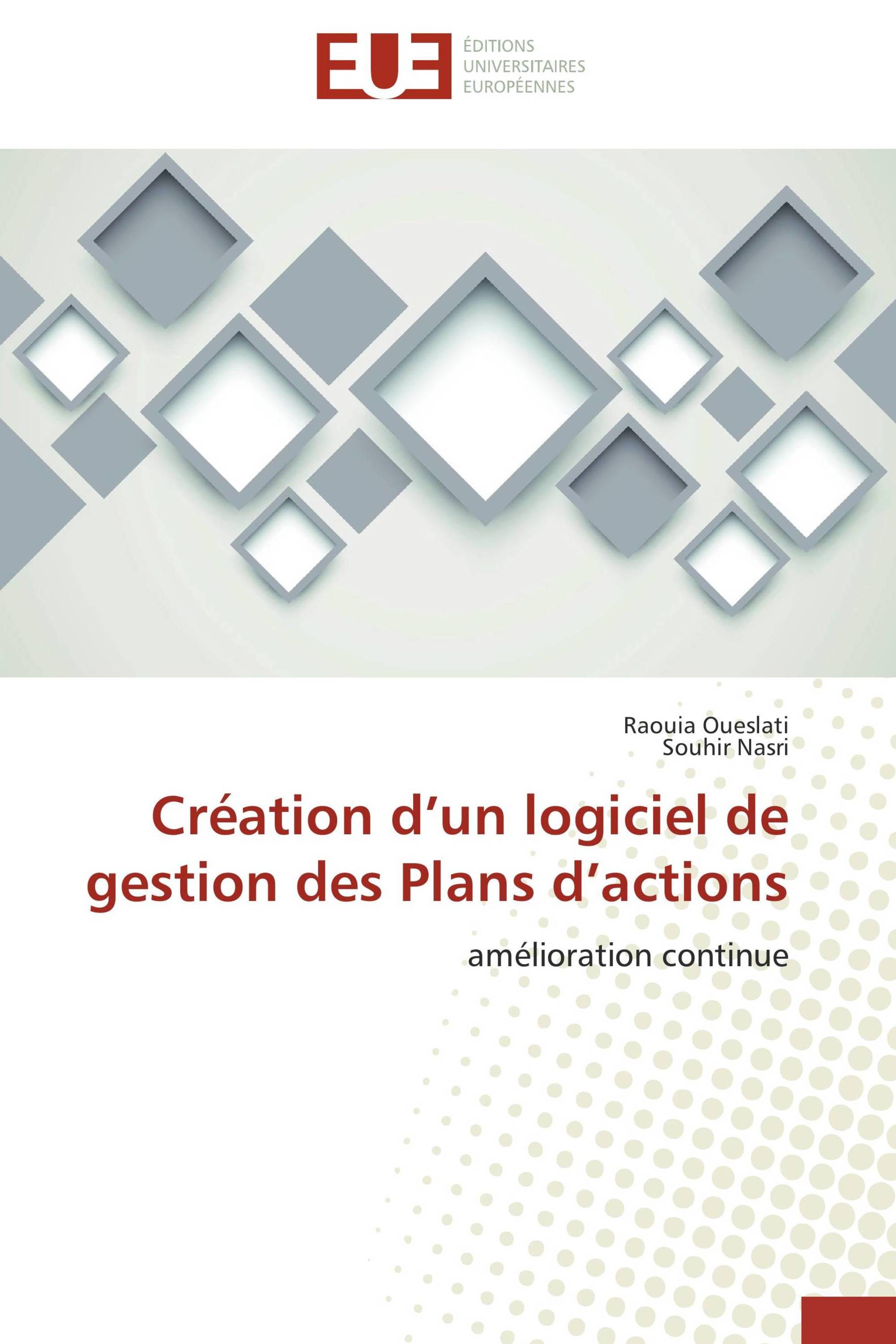 Création d’un logiciel de gestion des Plans d’actions