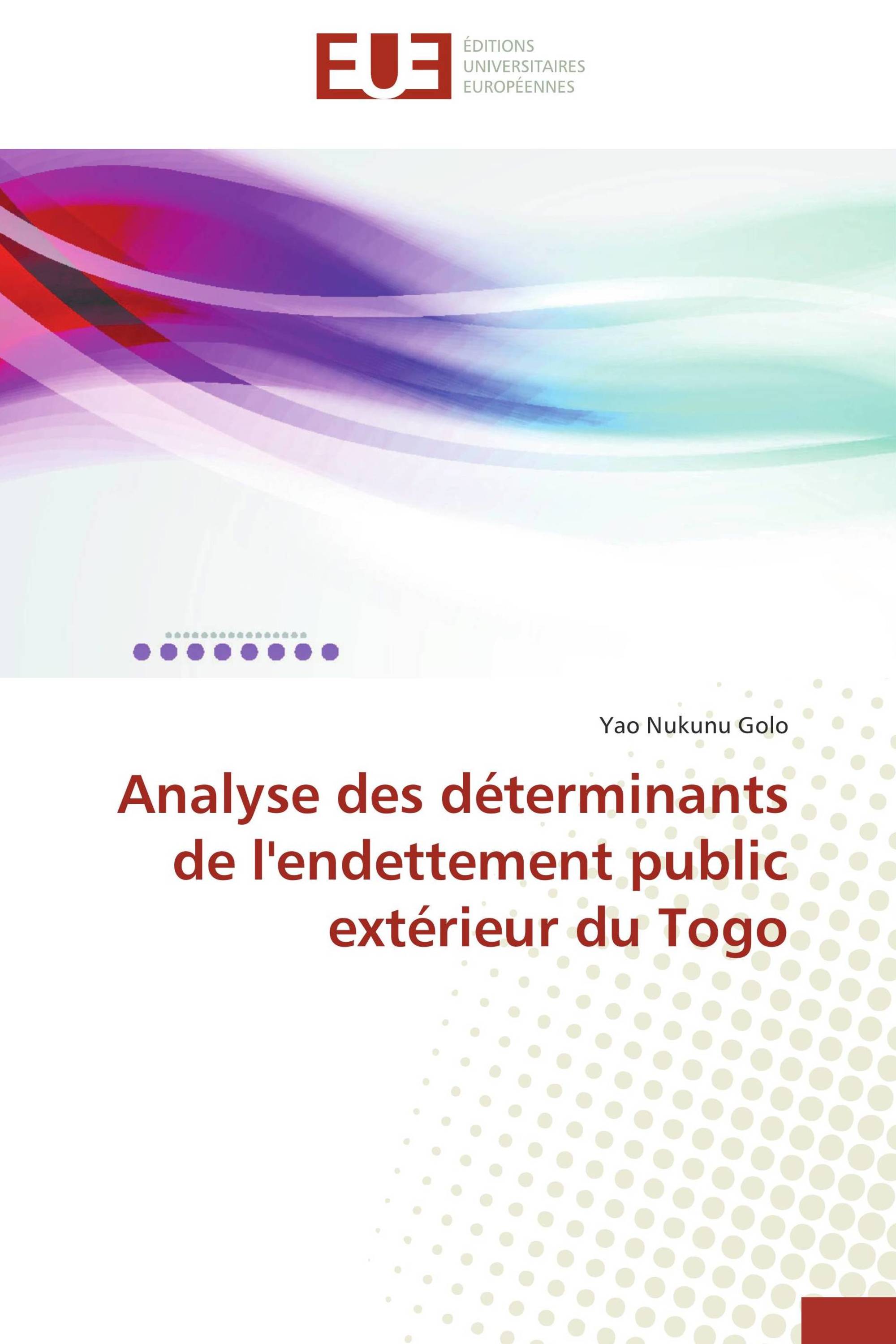 Analyse des déterminants de l'endettement public extérieur du Togo