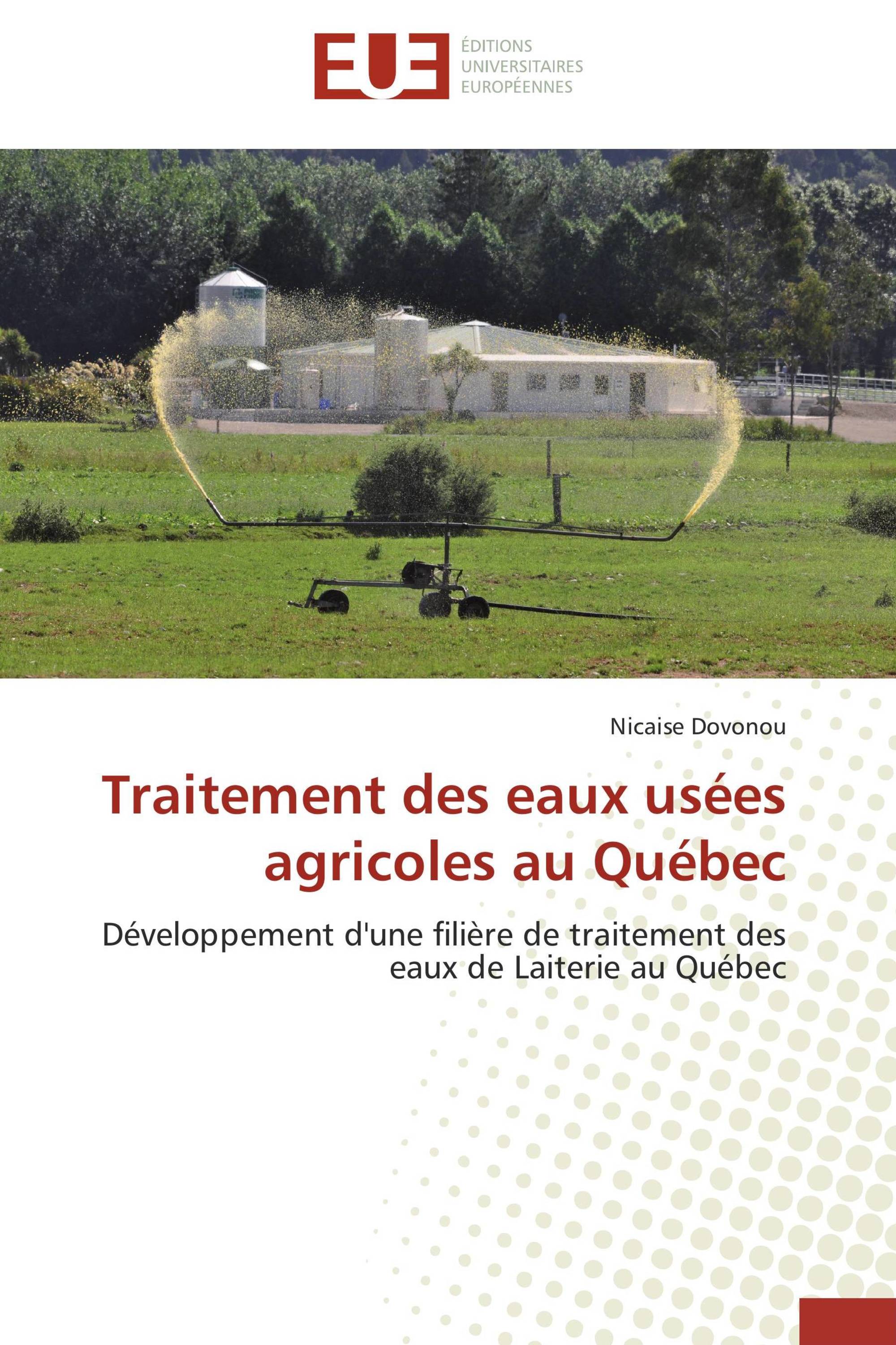 Traitement des eaux usées agricoles au Québec