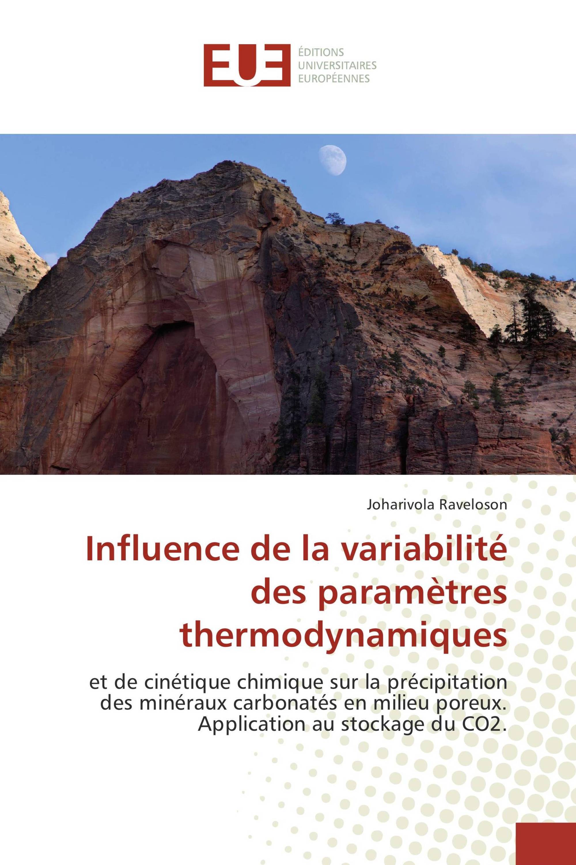 Influence de la variabilité des paramètres thermodynamiques