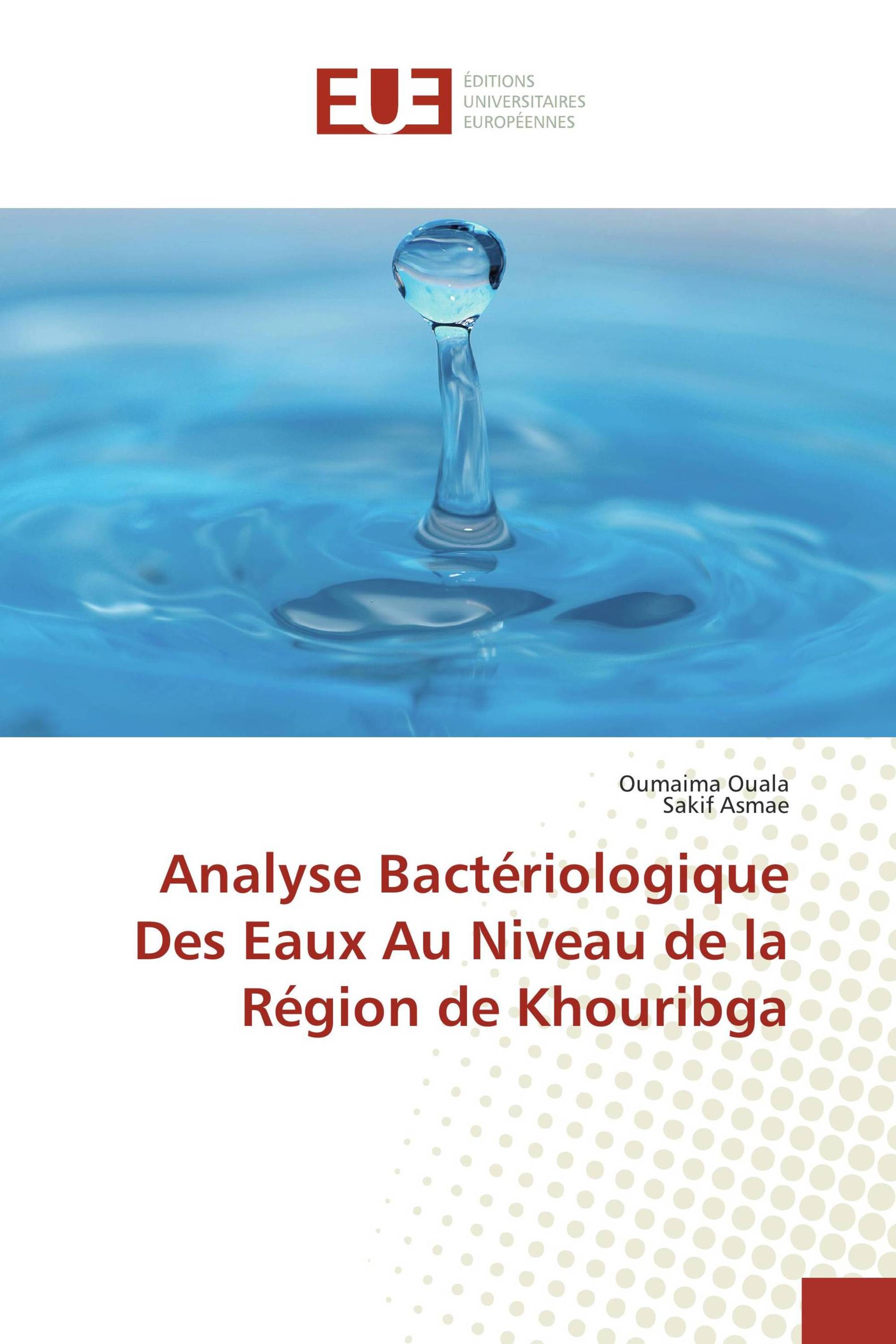 Analyse Bactériologique Des Eaux Au Niveau de la Région de Khouribga