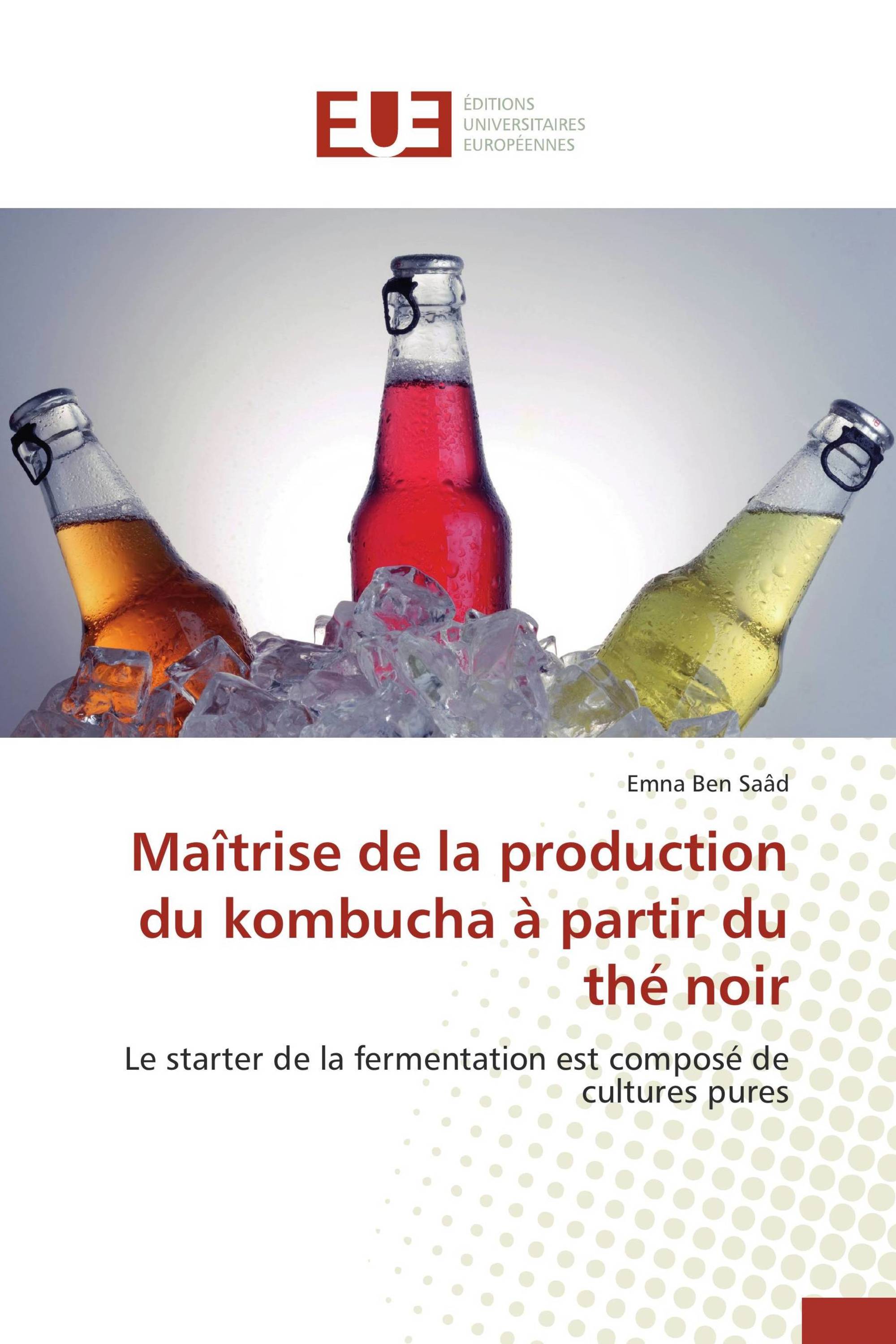 Maîtrise de la production du kombucha à partir du thé noir