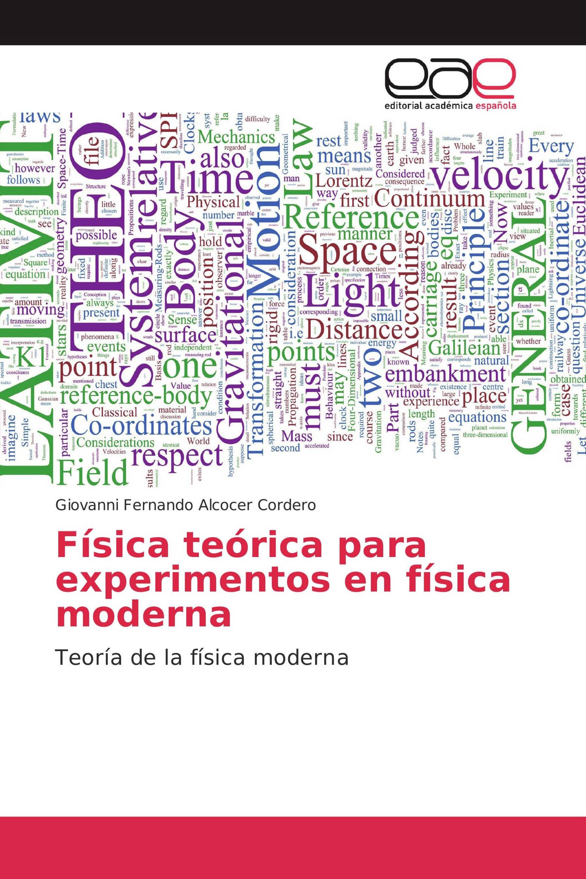 Física teórica para experimentos en física moderna