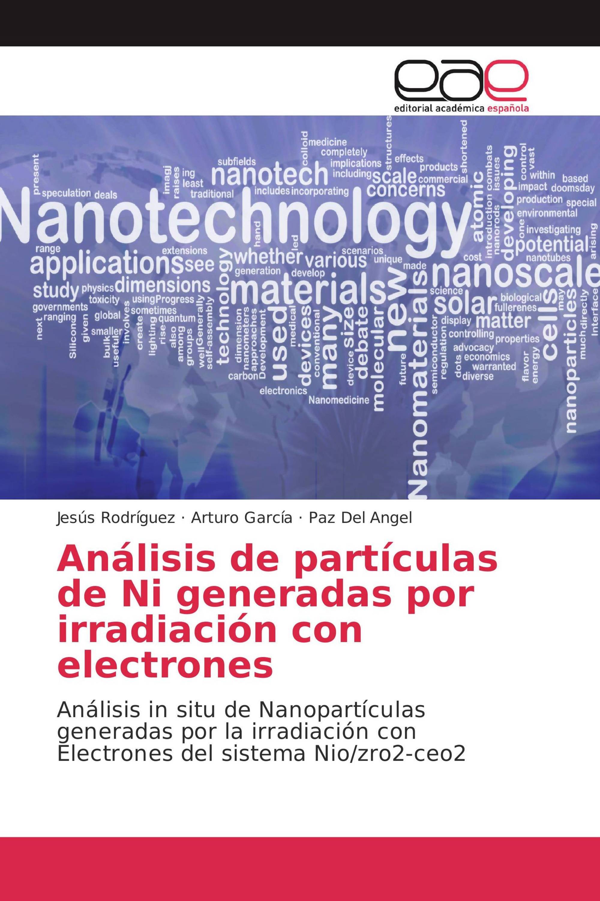 Análisis de partículas de Ni generadas por irradiación con electrones