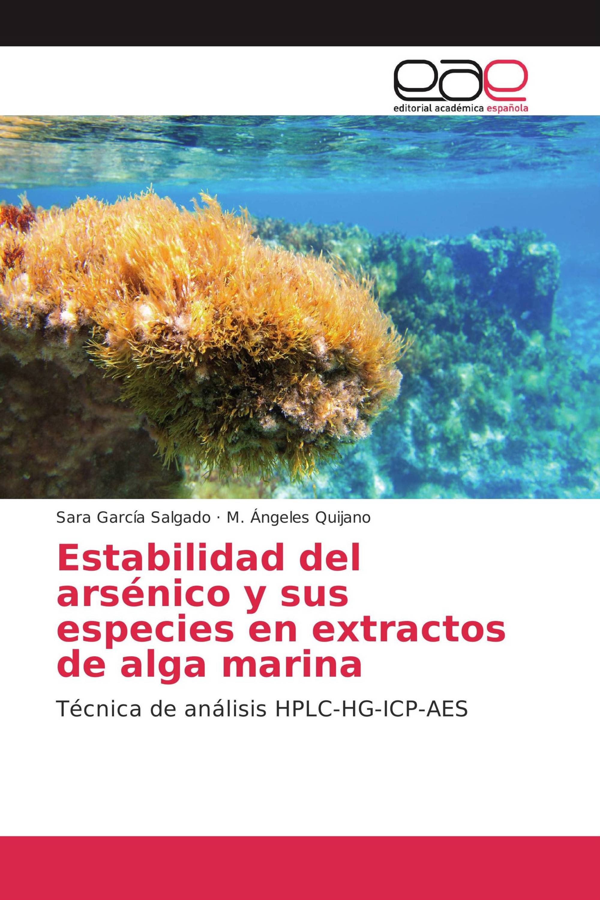 Estabilidad del arsénico y sus especies en extractos de alga marina