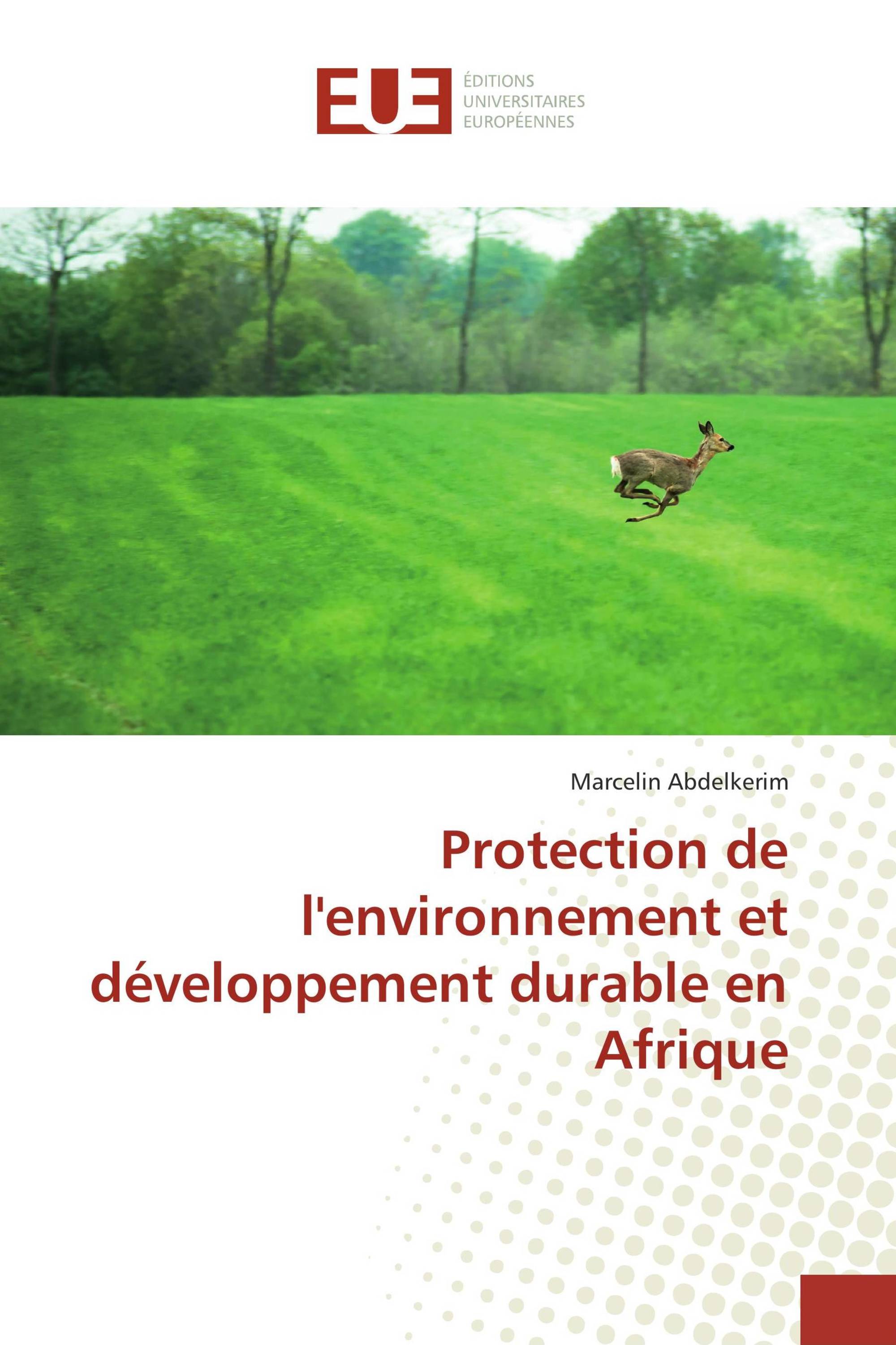 Protection de l'environnement et développement durable en Afrique