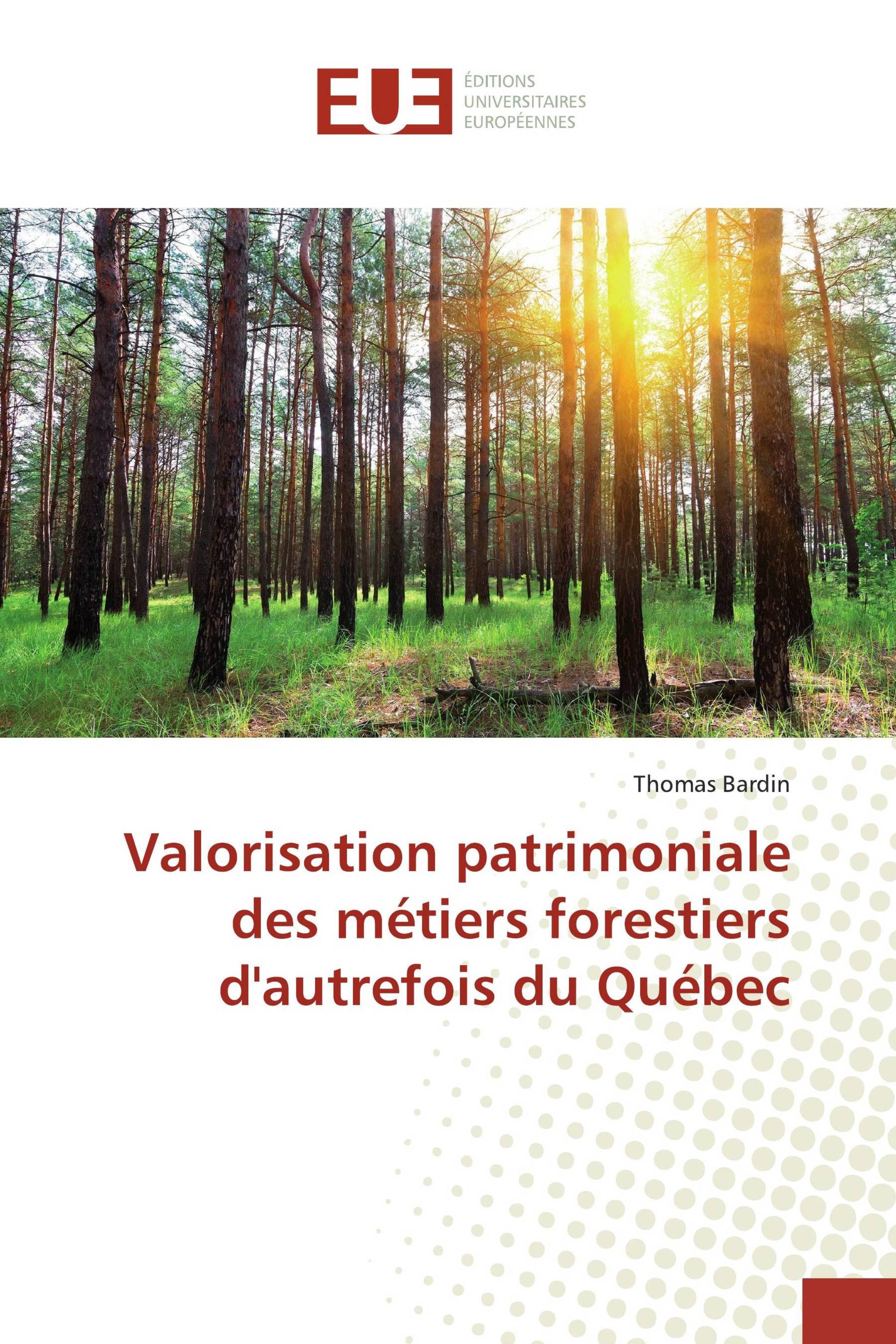 Valorisation patrimoniale des métiers forestiers d'autrefois du Québec