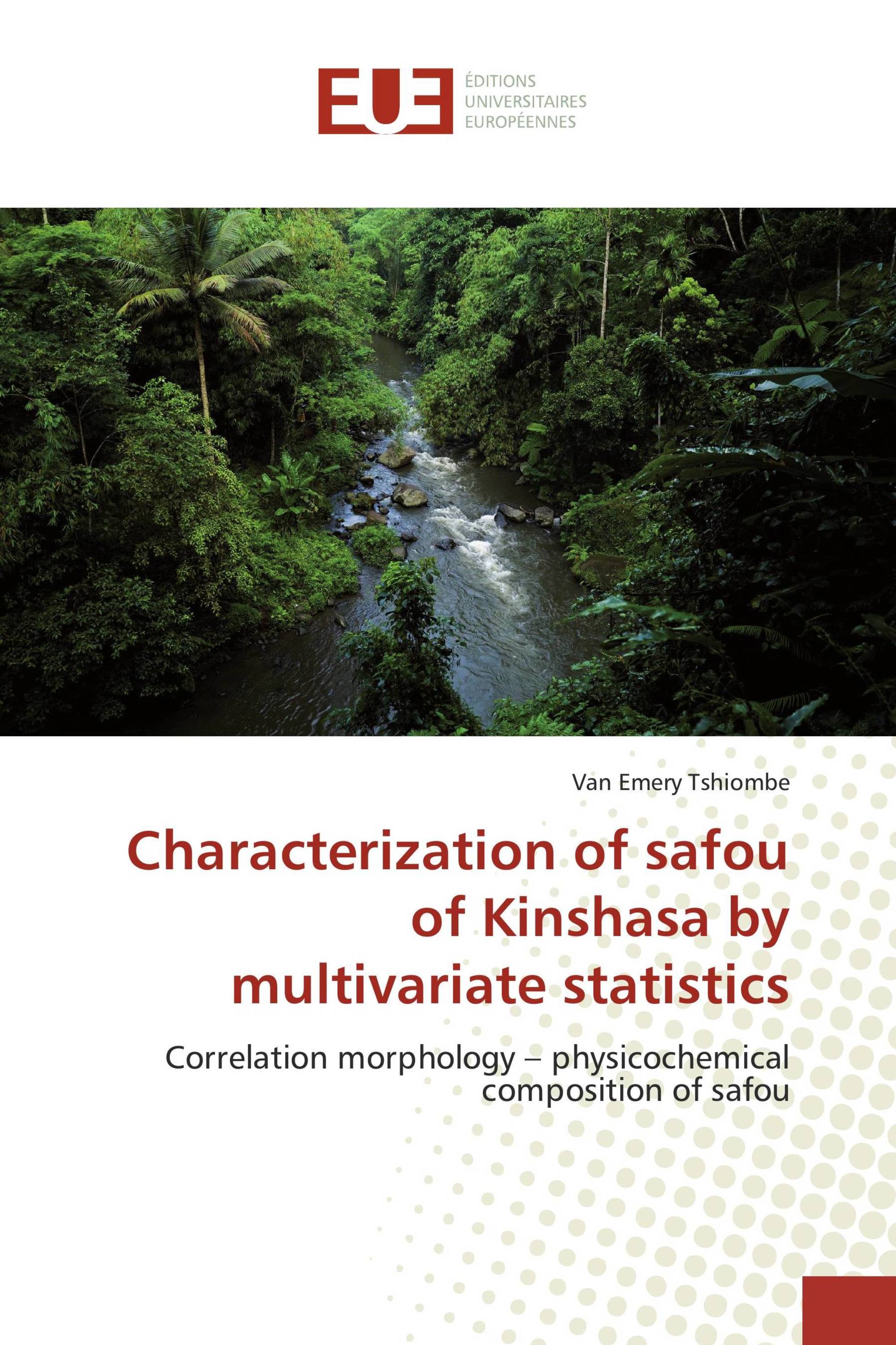 Characterization of safou of Kinshasa by multivariate statistics