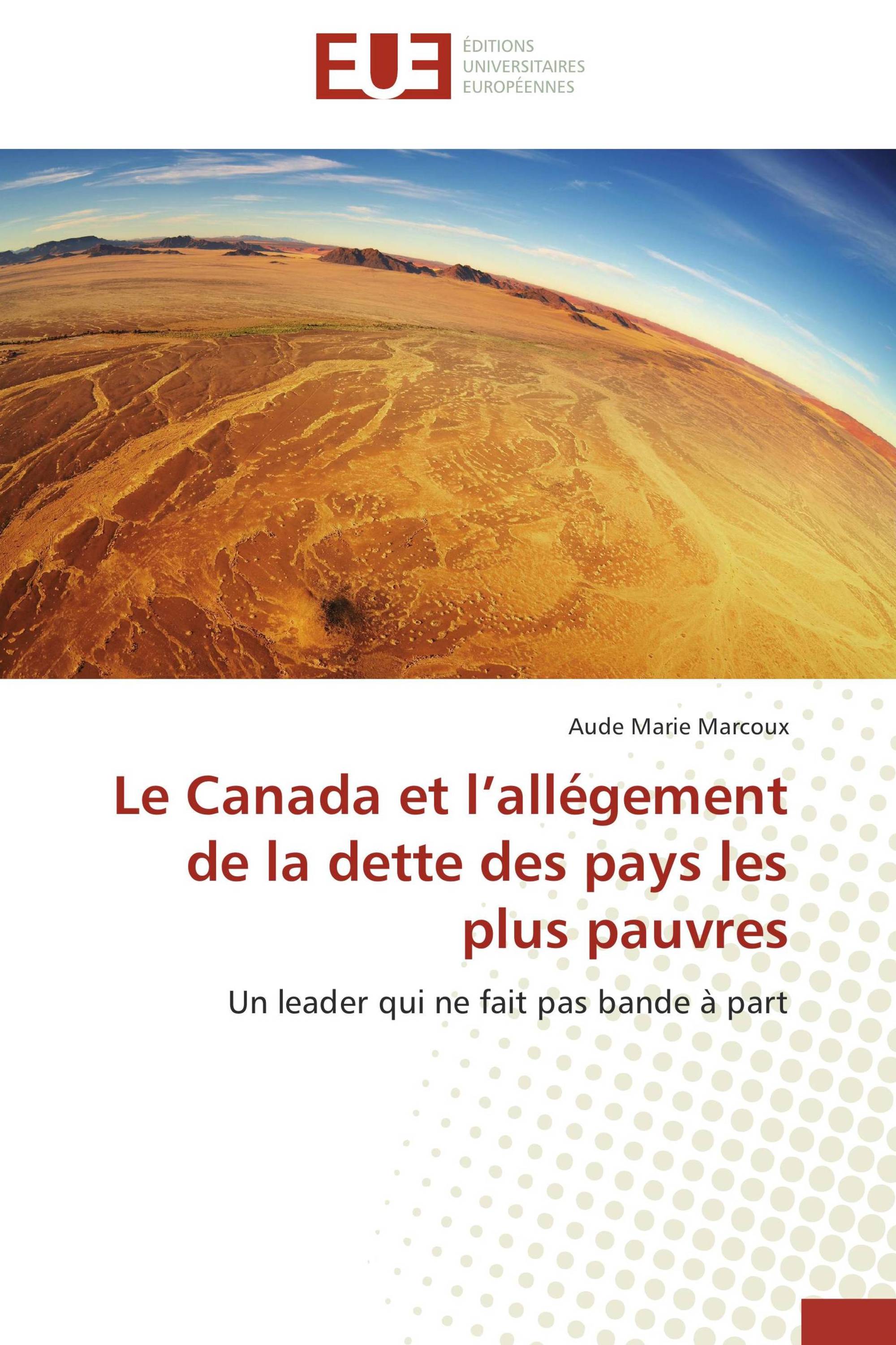 Le Canada et l’allégement de la dette des pays les plus pauvres