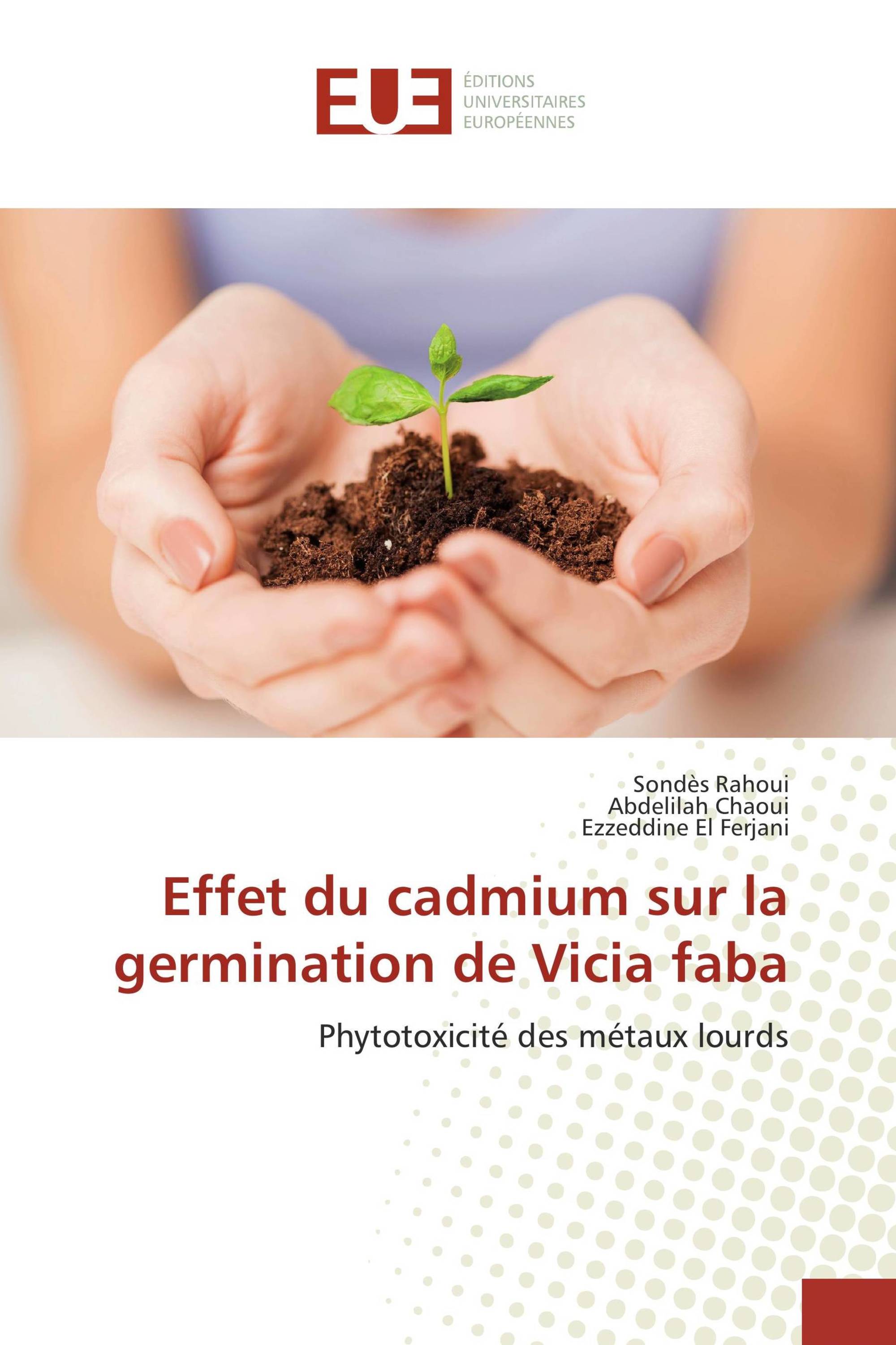 Effet du cadmium sur la germination de Vicia faba