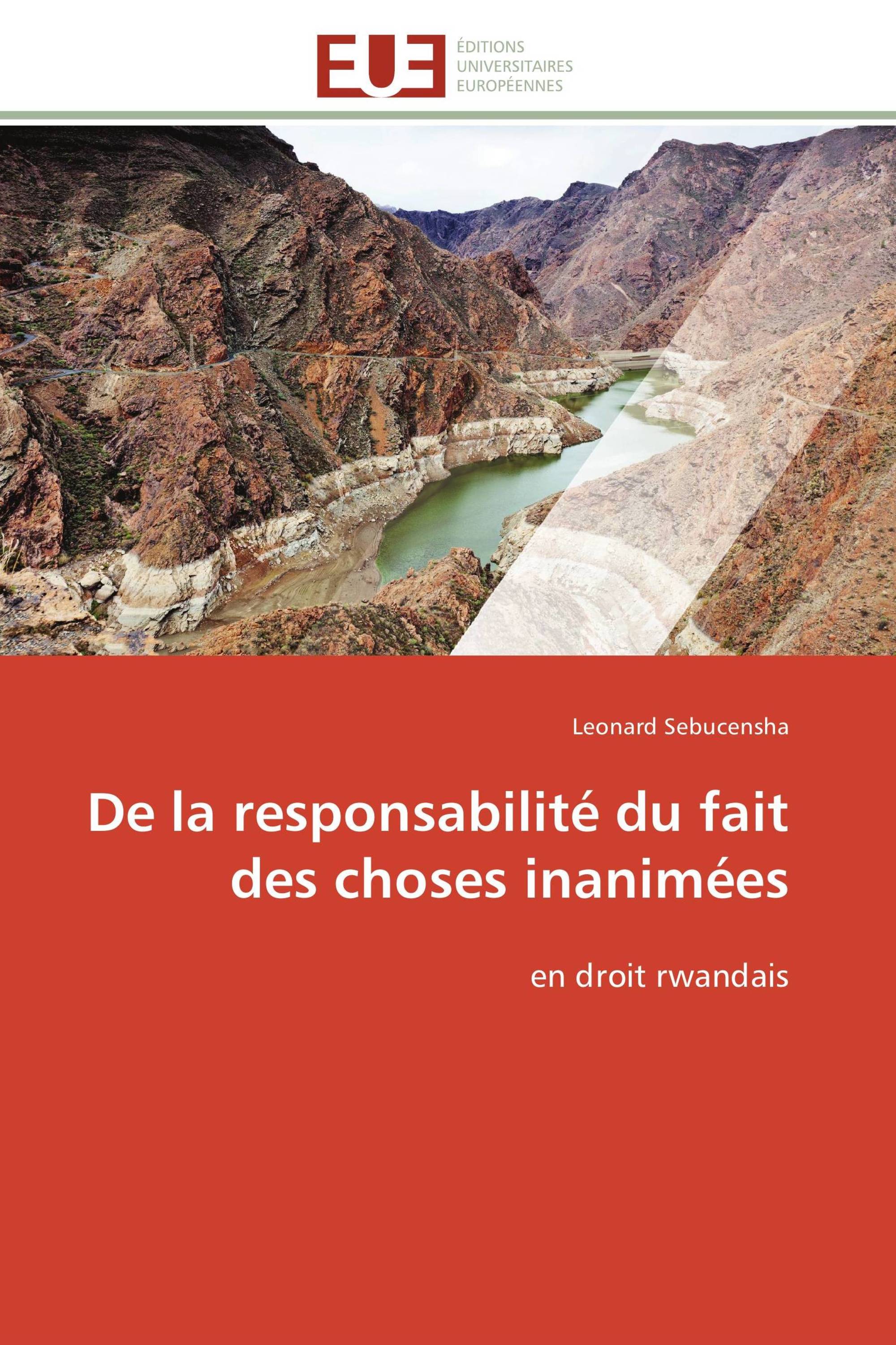 De la responsabilité du fait des choses inanimées