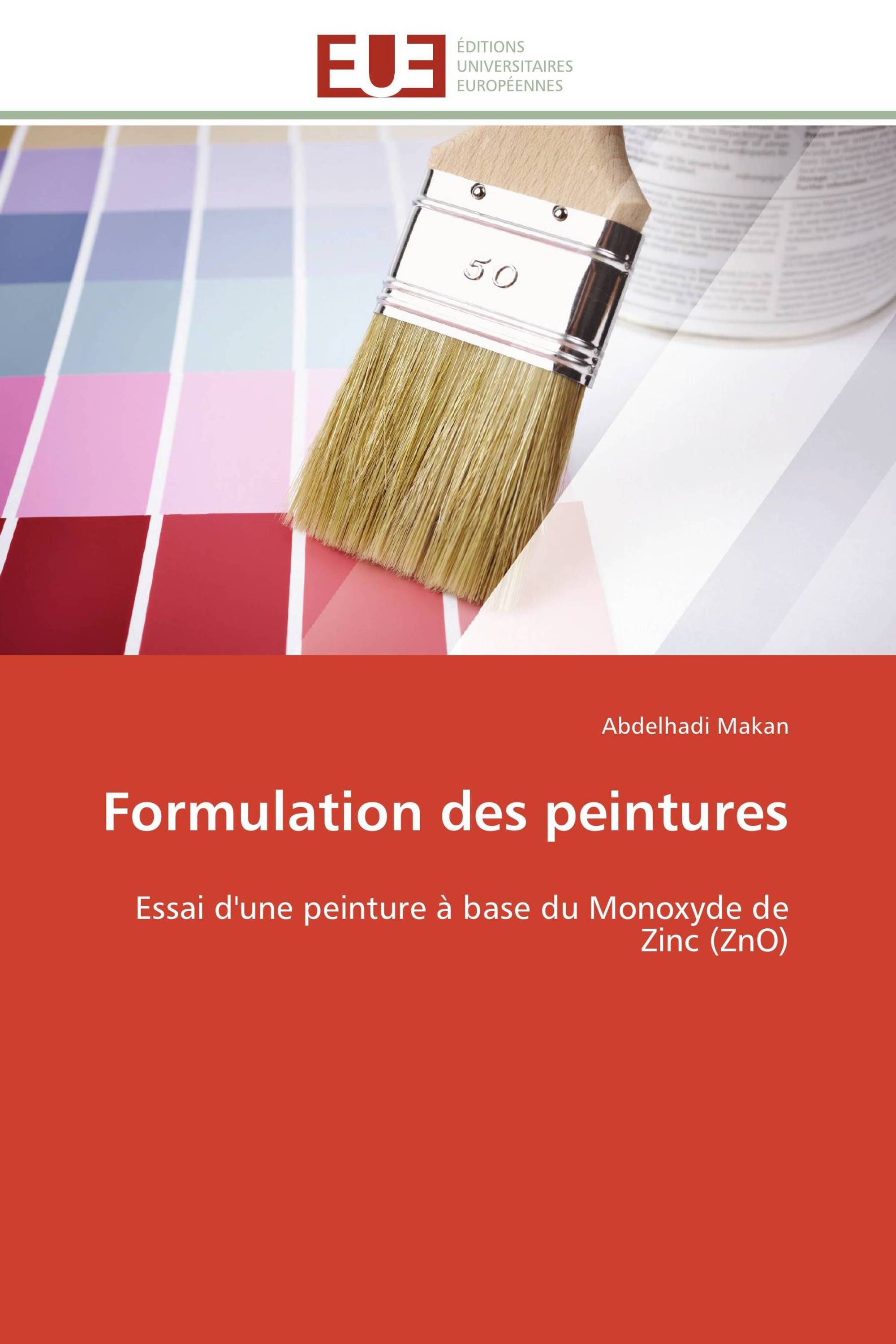 Formulation des peintures