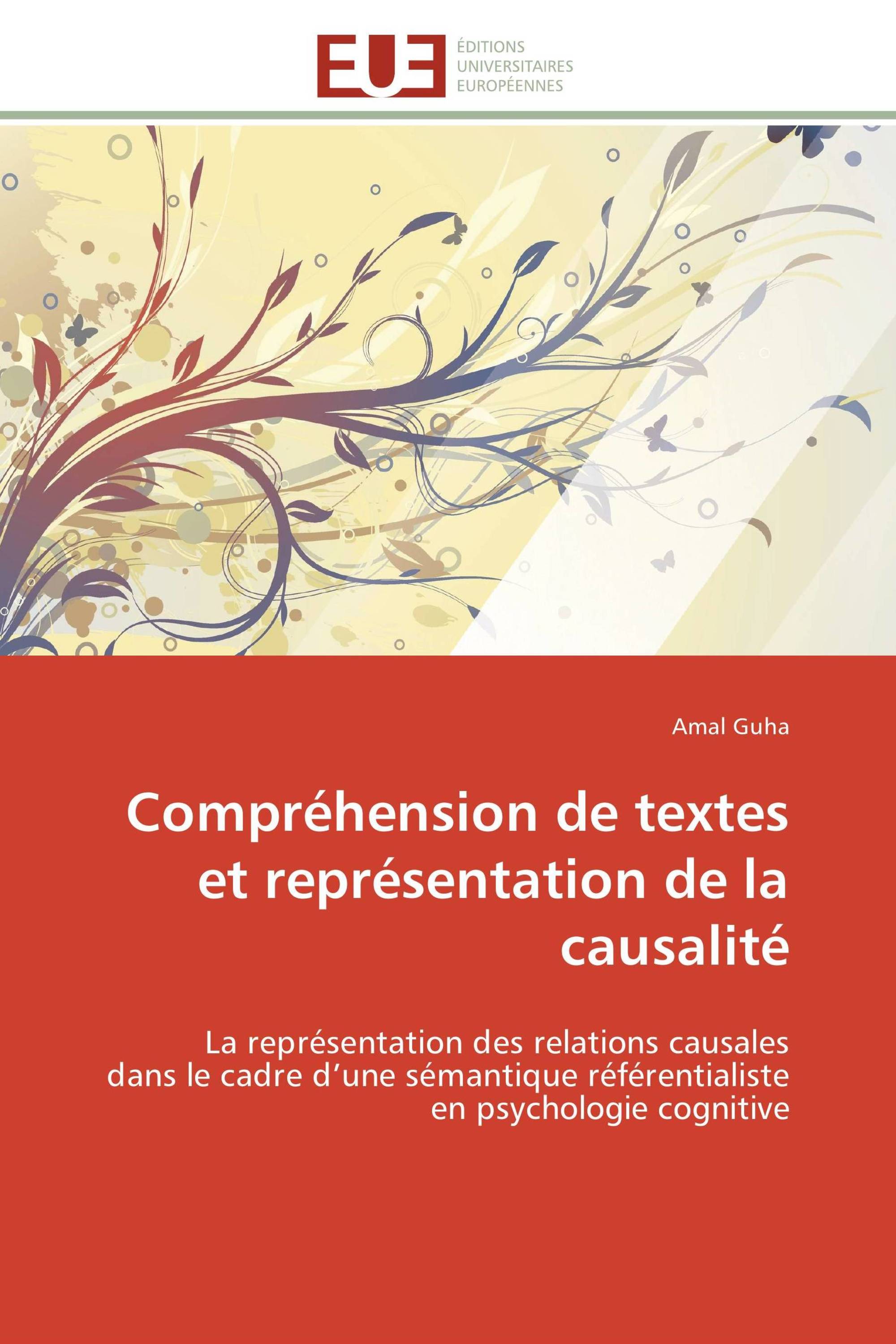 Compréhension de textes et représentation de la causalité