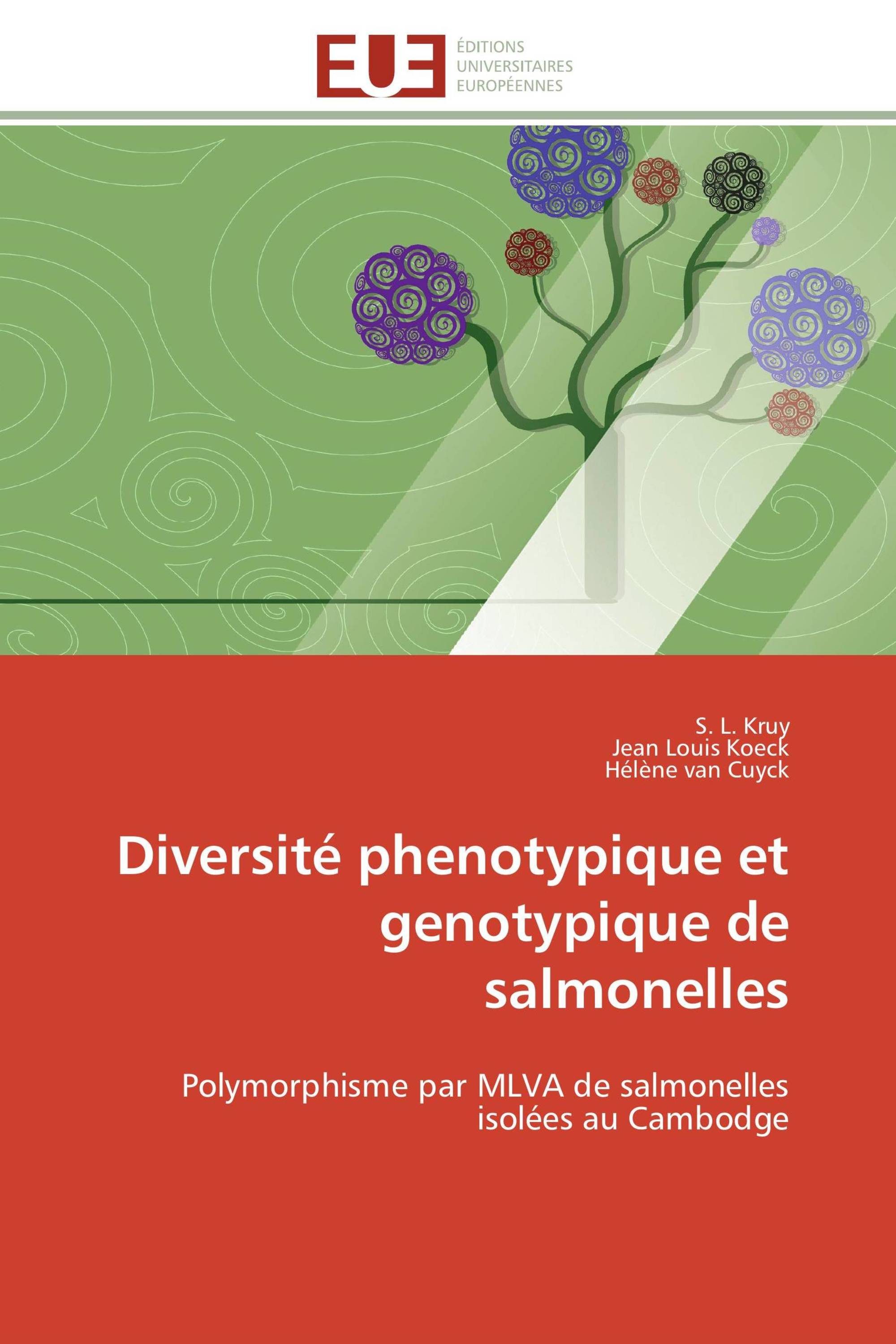 Diversité phenotypique et genotypique de salmonelles