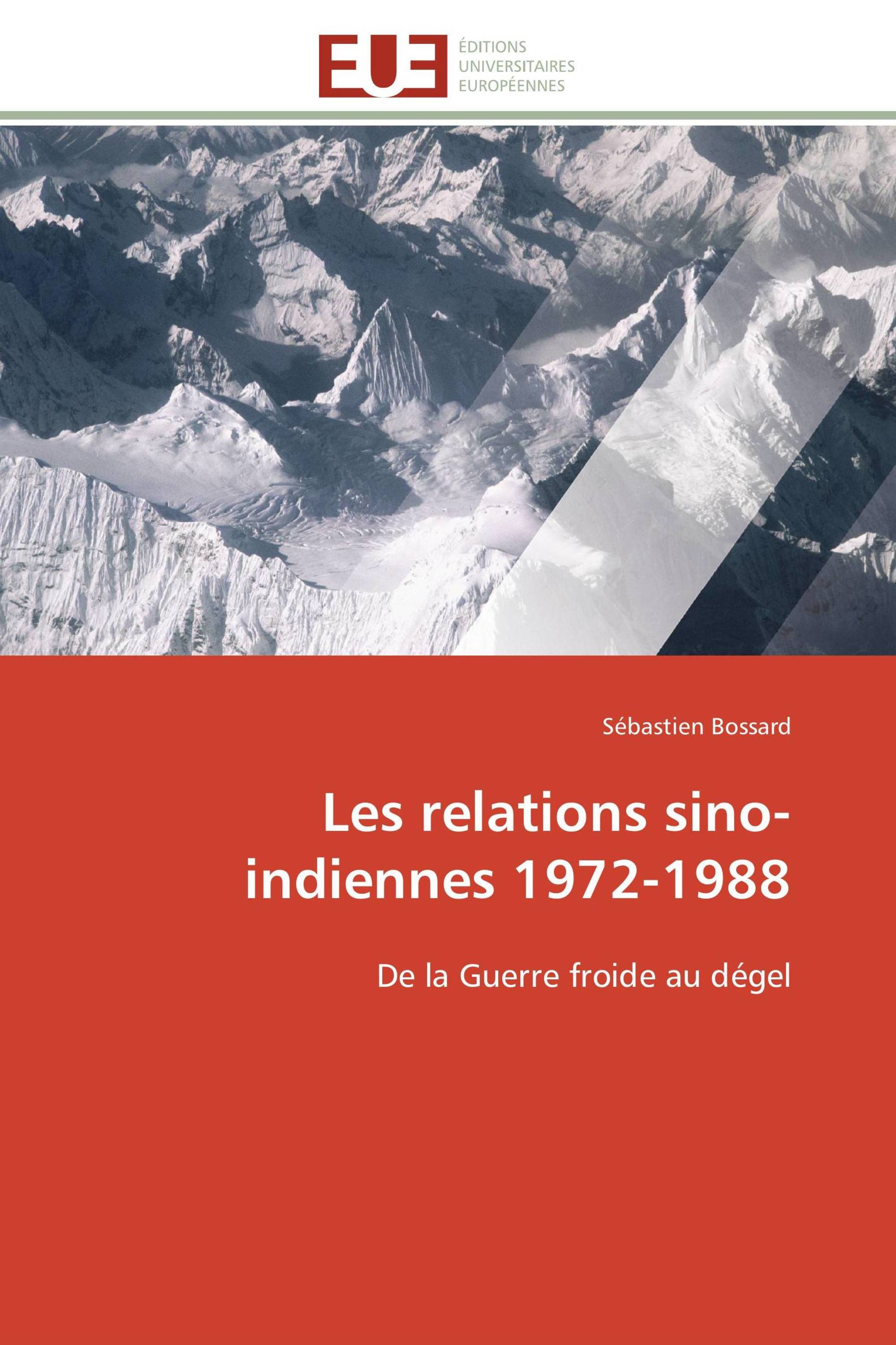 Les relations sino-indiennes 1972-1988