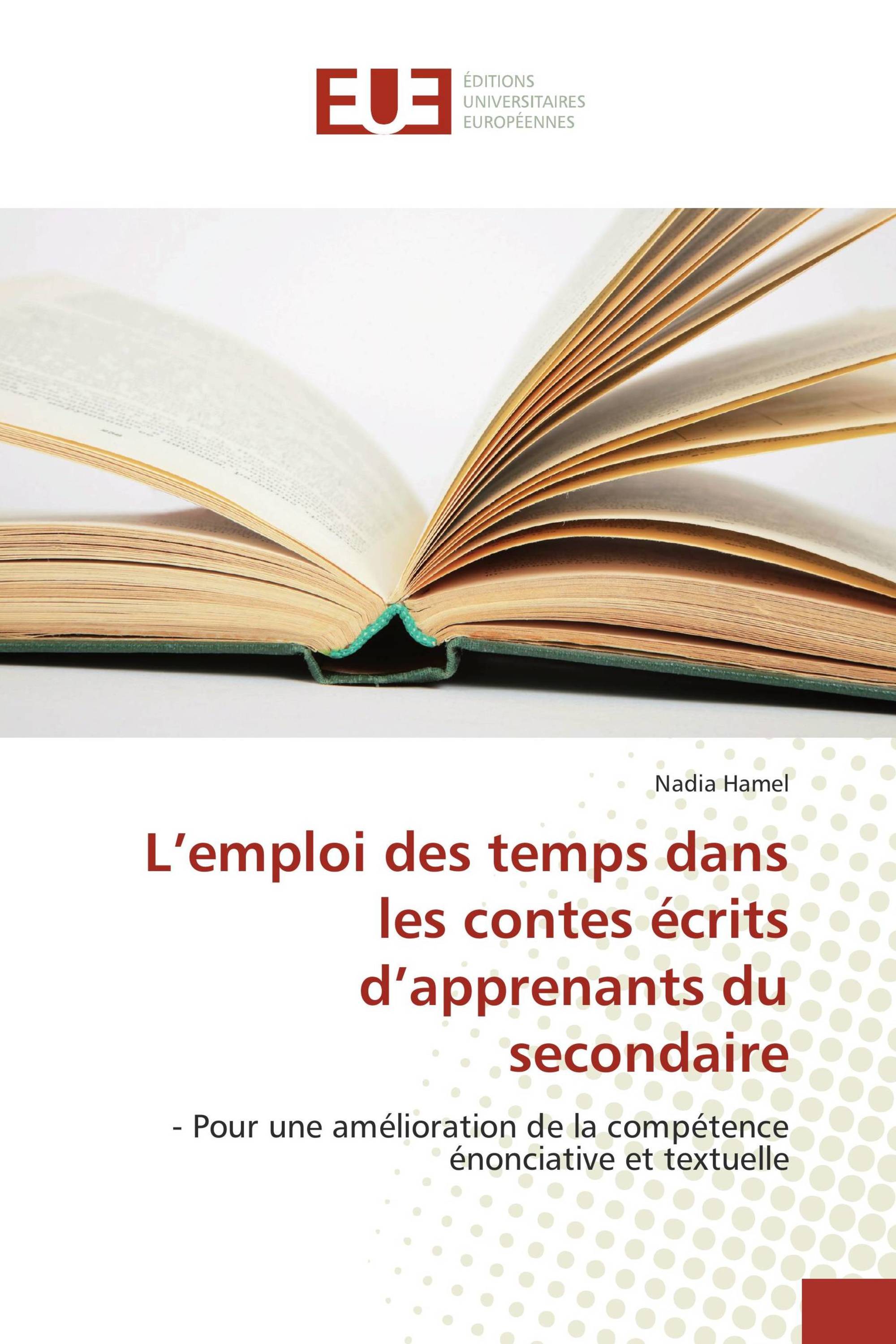 L’emploi des temps dans les contes écrits d’apprenants du secondaire