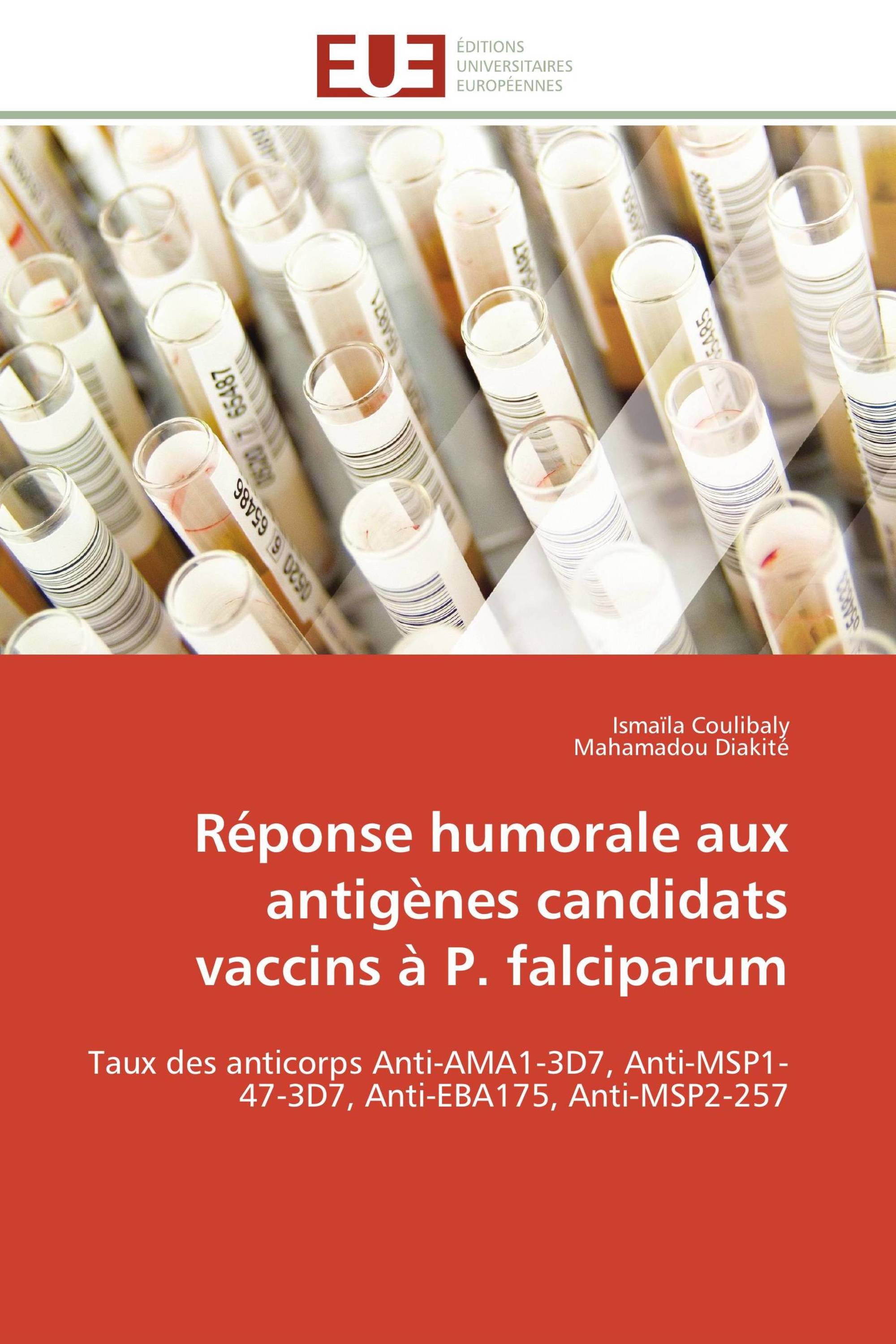 Réponse humorale aux antigènes candidats vaccins à P. falciparum