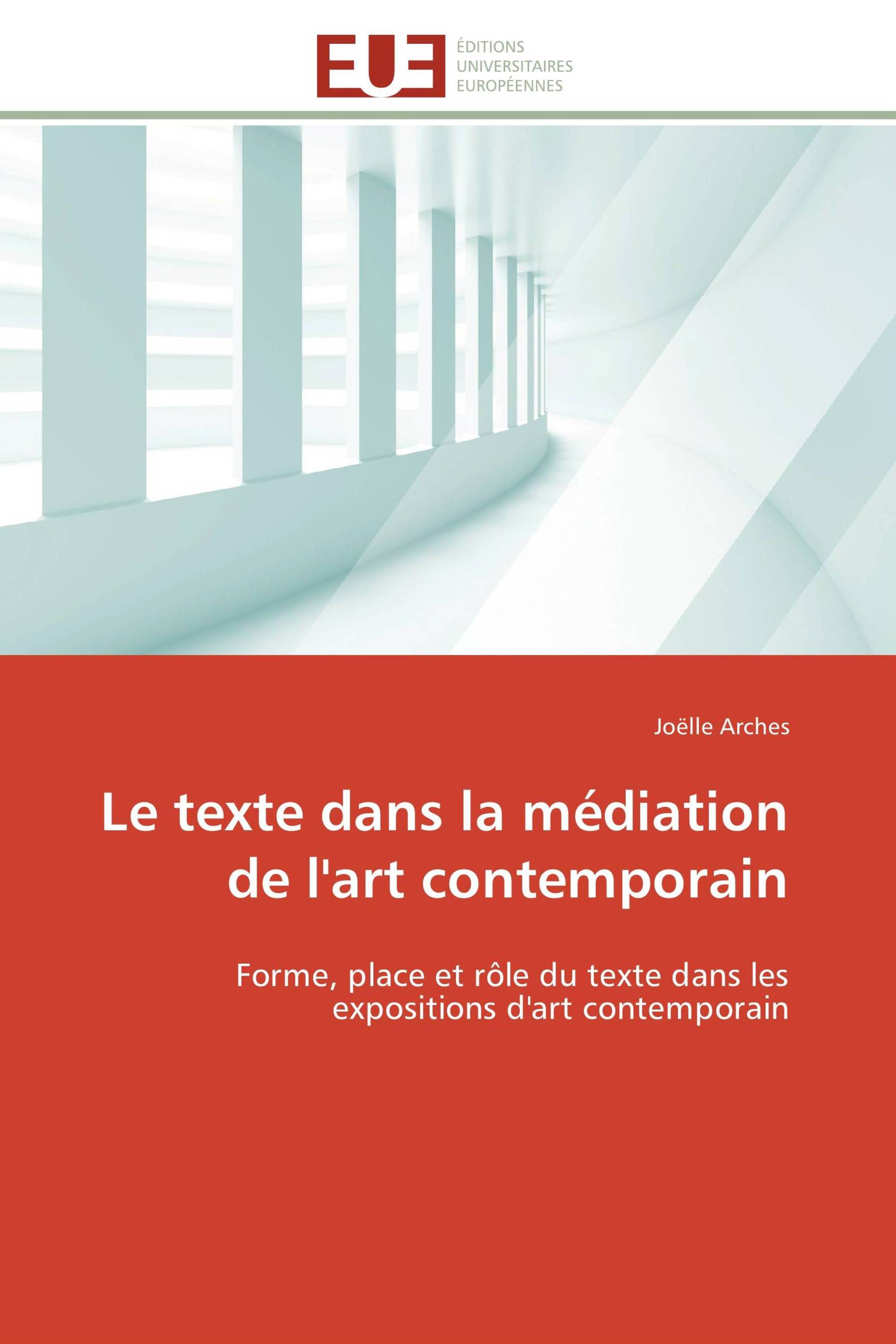 Le texte dans la médiation de l'art contemporain