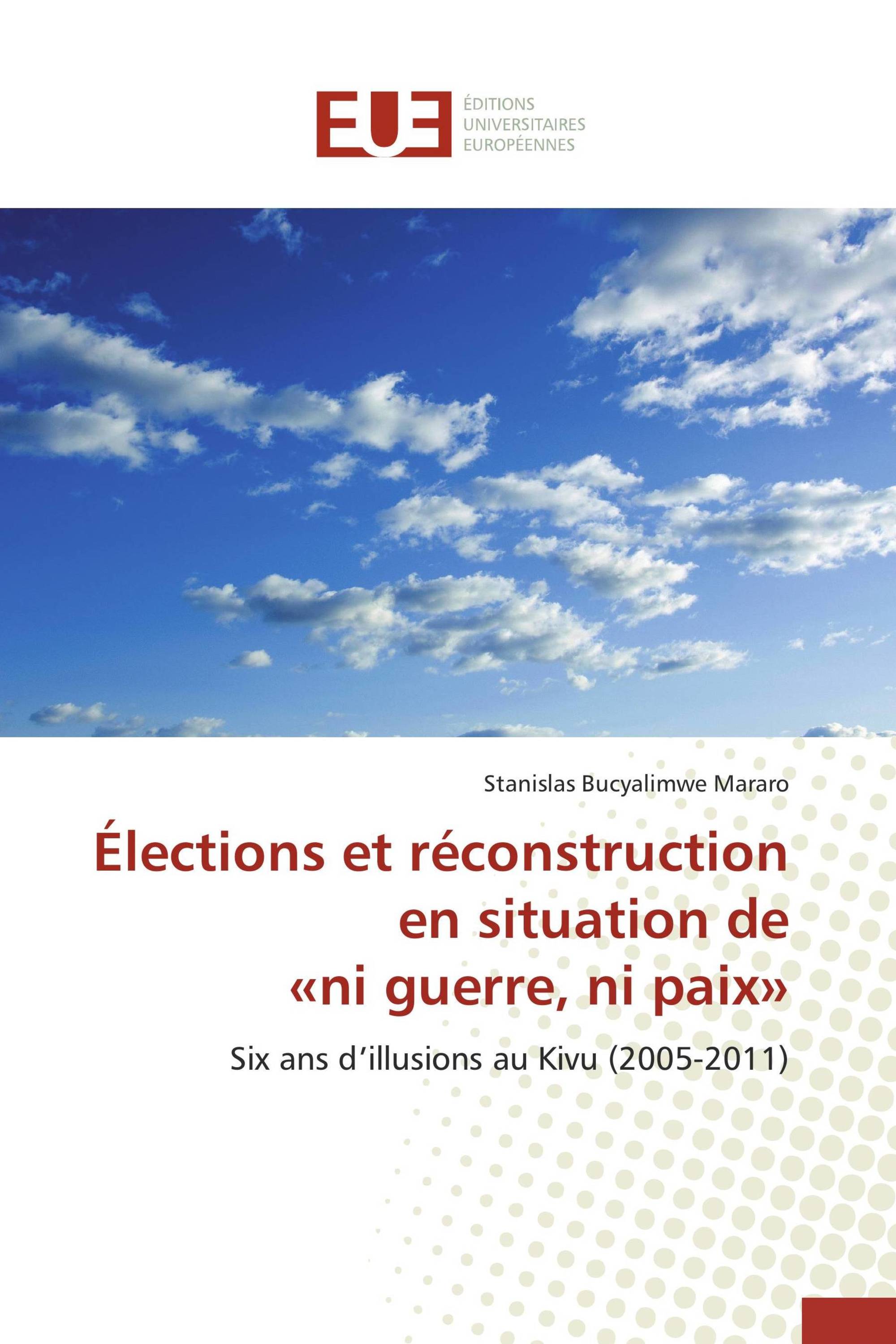 Élections et réconstruction en situation de «ni guerre, ni paix»